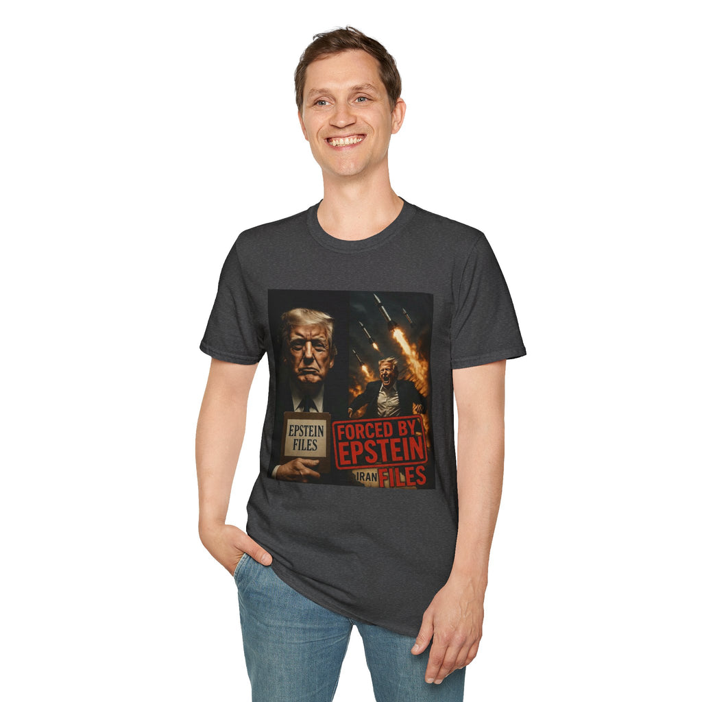 Funny Trump-Epstein T-Shirt Conspiracy Theory Unique Unisex Softstyle Tshirt