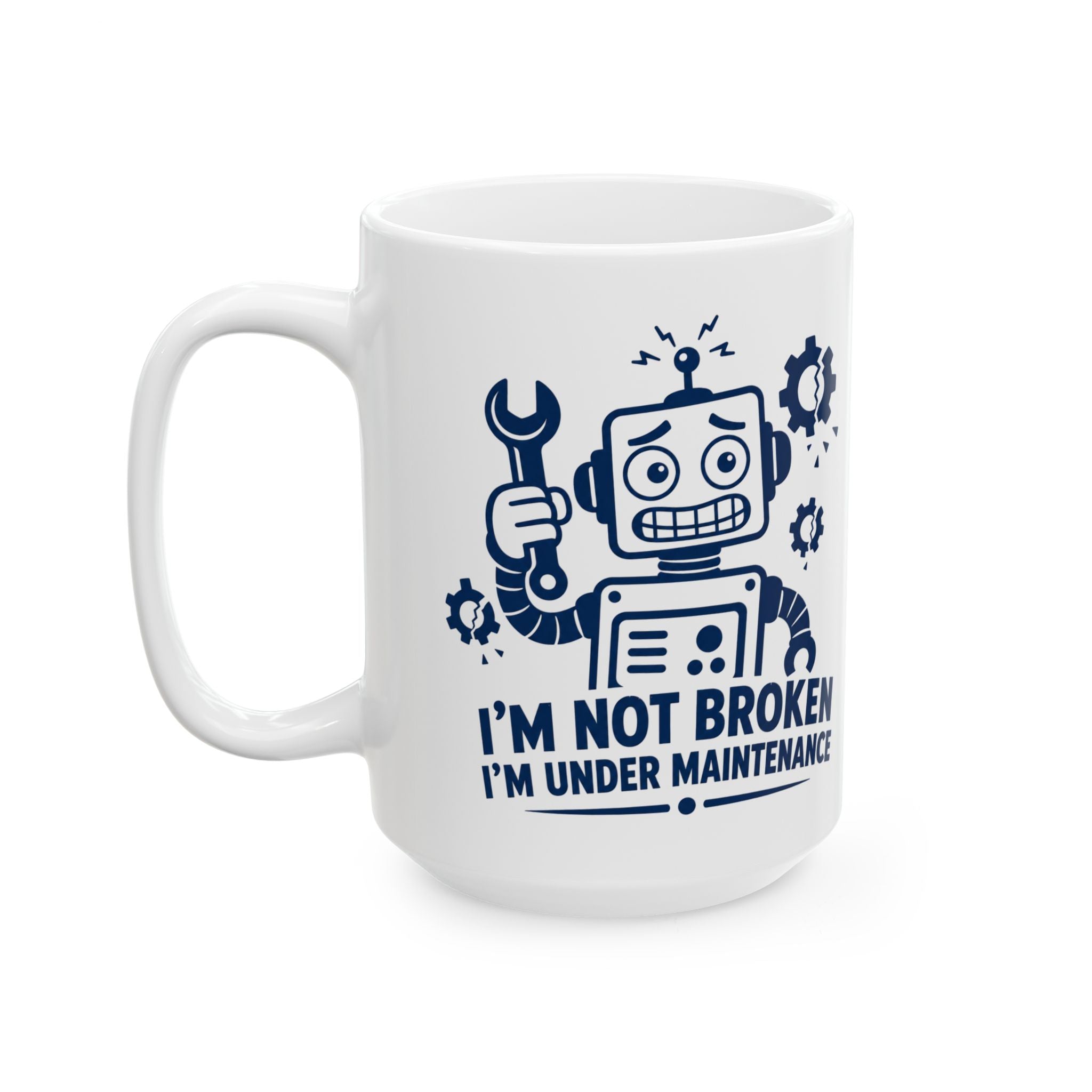 Funny AI Robot Mug Programmer Coding Humor Software Engineer Gift 11oz Coffee Cup Best Gift Coworkers Office