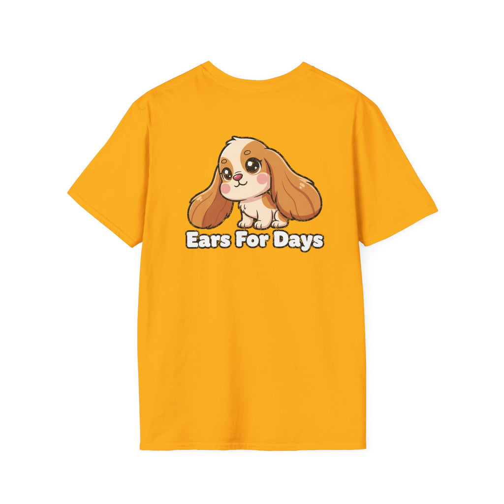 Cute Cocker Spaniel Shirt Ears For Days Funny Dog Lover Unisex Softstyle Tee Gift