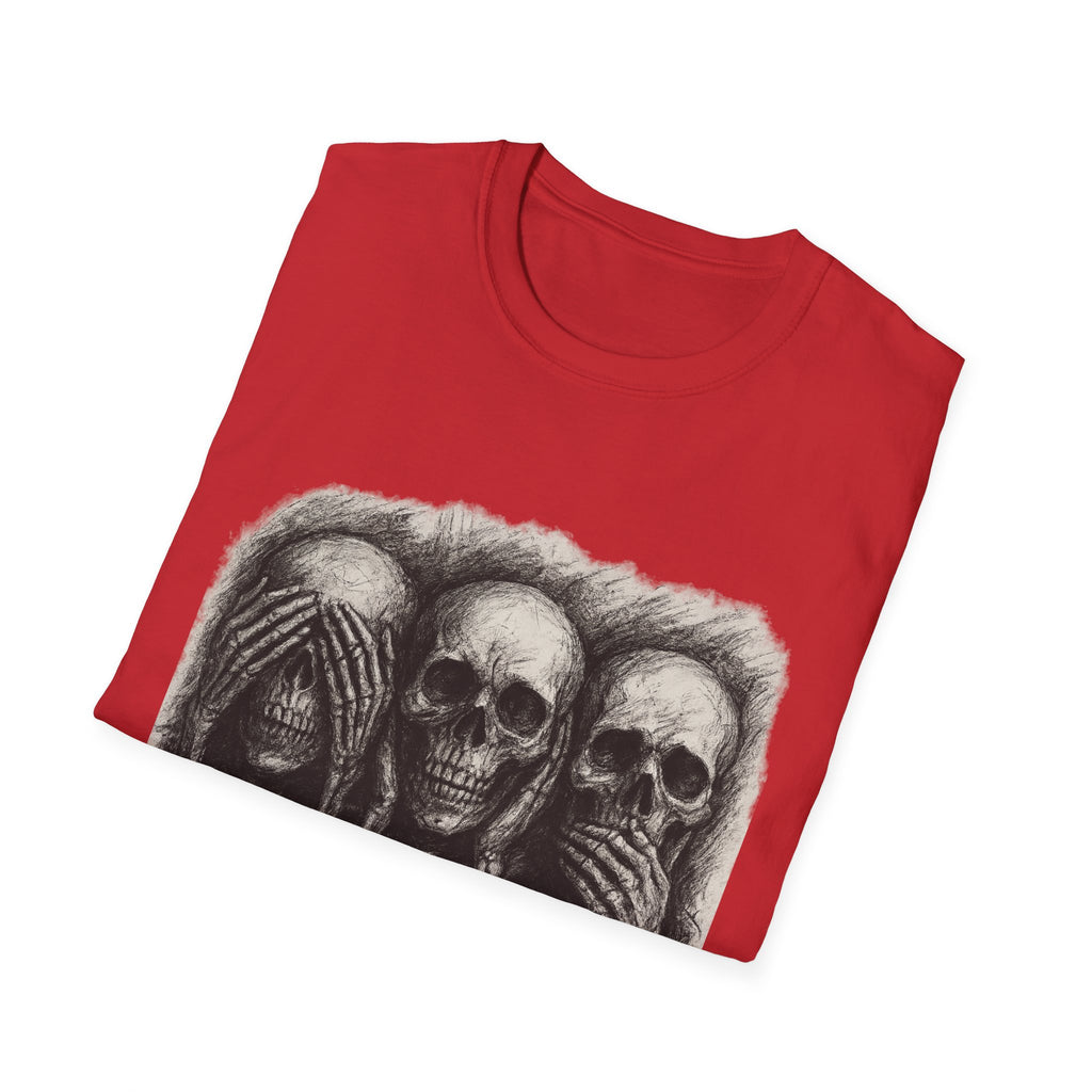 Mens Skull T-shirt Graphic Tees Skeleton Apparel Clothing Skulls Accessories Best Gift