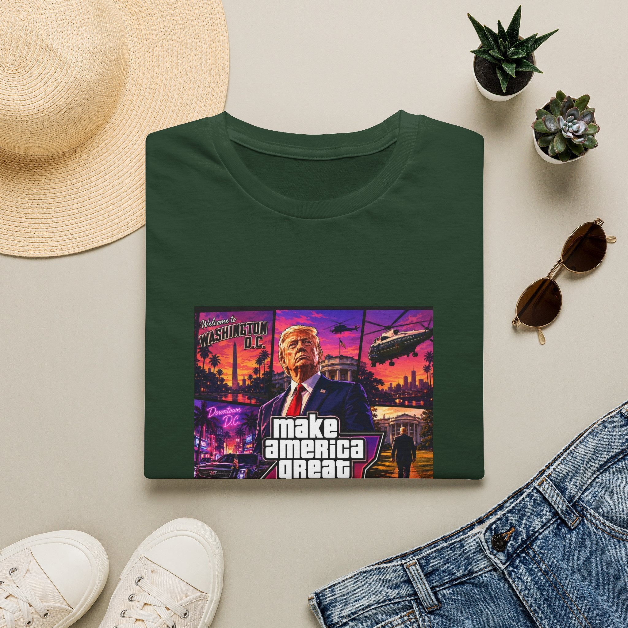 Funny Trump Make America Great Again T-Shirt Patriotic Political Trump Artwork