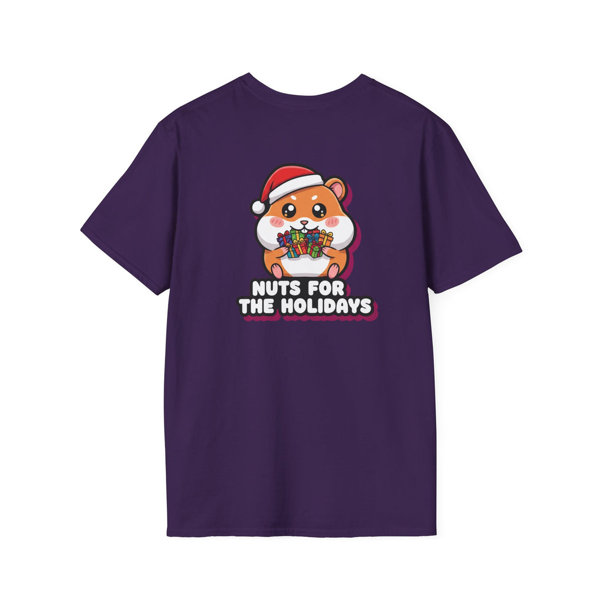 Cute Christmas Shirt Nuts For The Holidays Funny Animal Unisex Softstyle Tee Christmas Gift