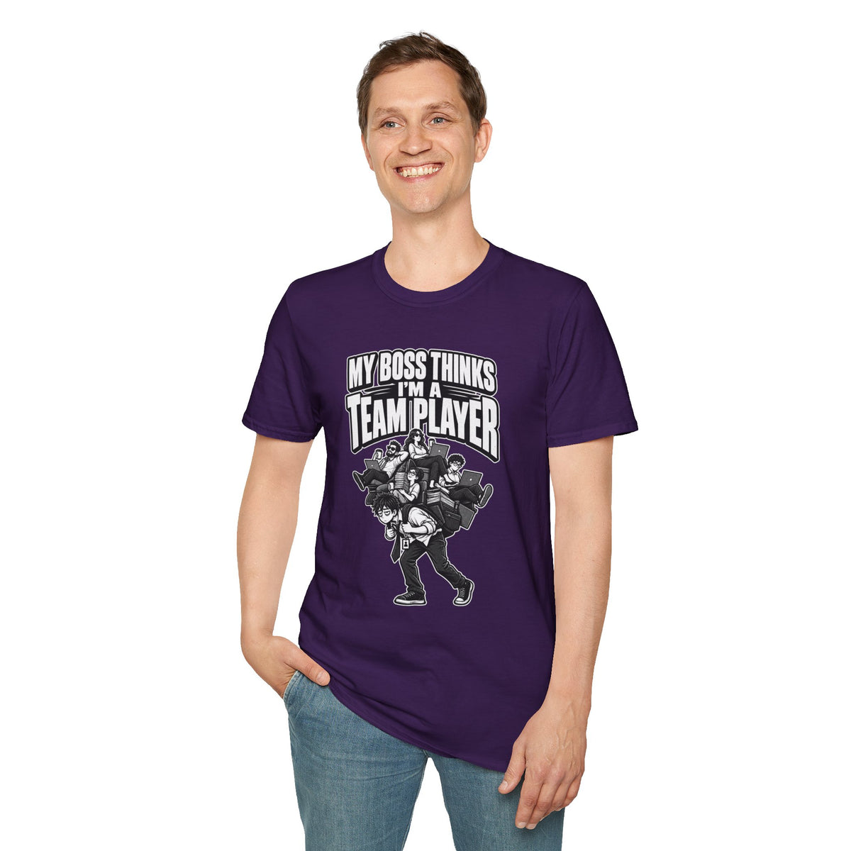 Funny Dark Humor Tshirt — Funny Office Tshirt Dark Humor Graphic Tee Unique Coworker Gift TEAM PLAYER Shirt