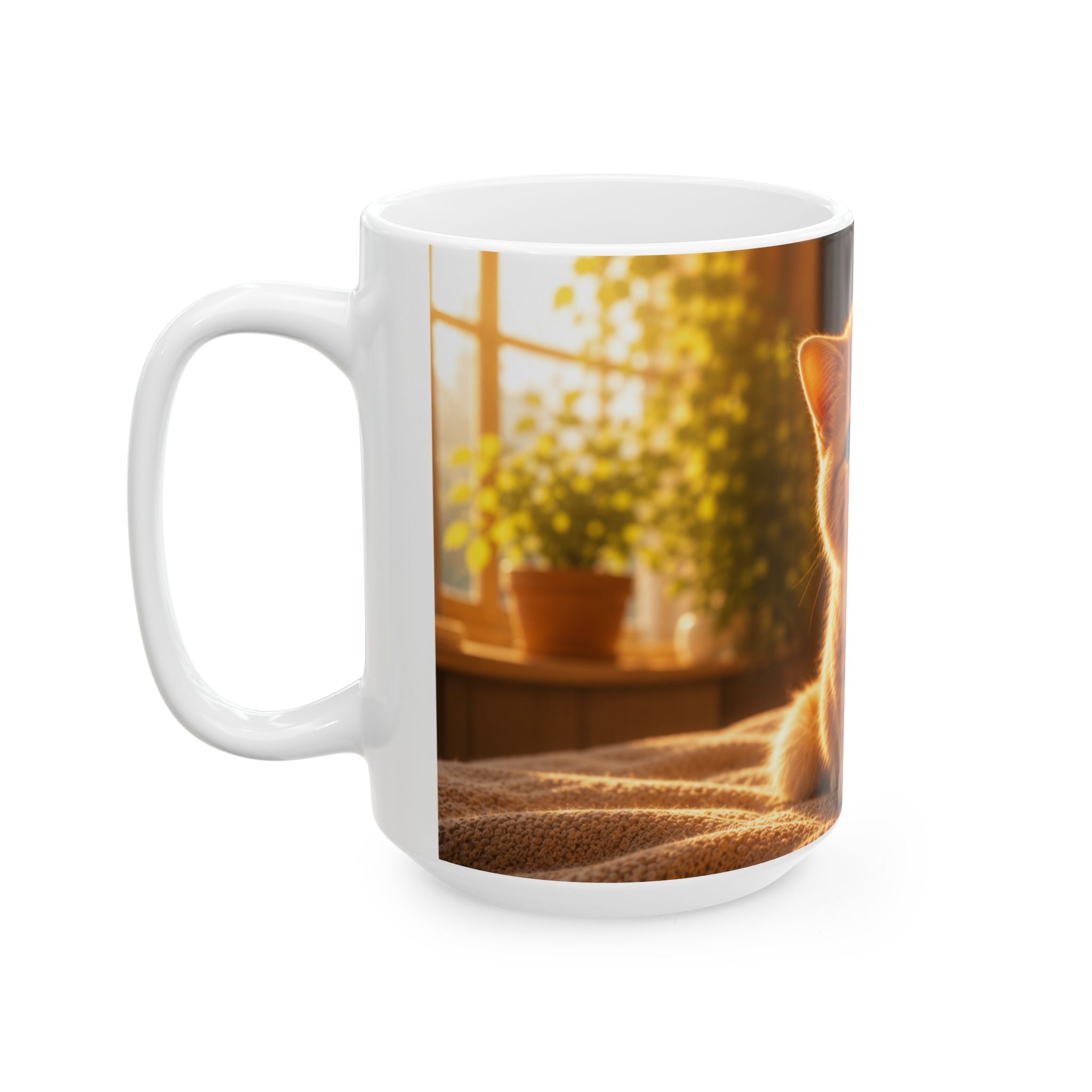 3D Animated Cute Cat Mug Coffee Cup Ceramic Mug 11oz 15oz Unique Gift Kids Cat Lovers