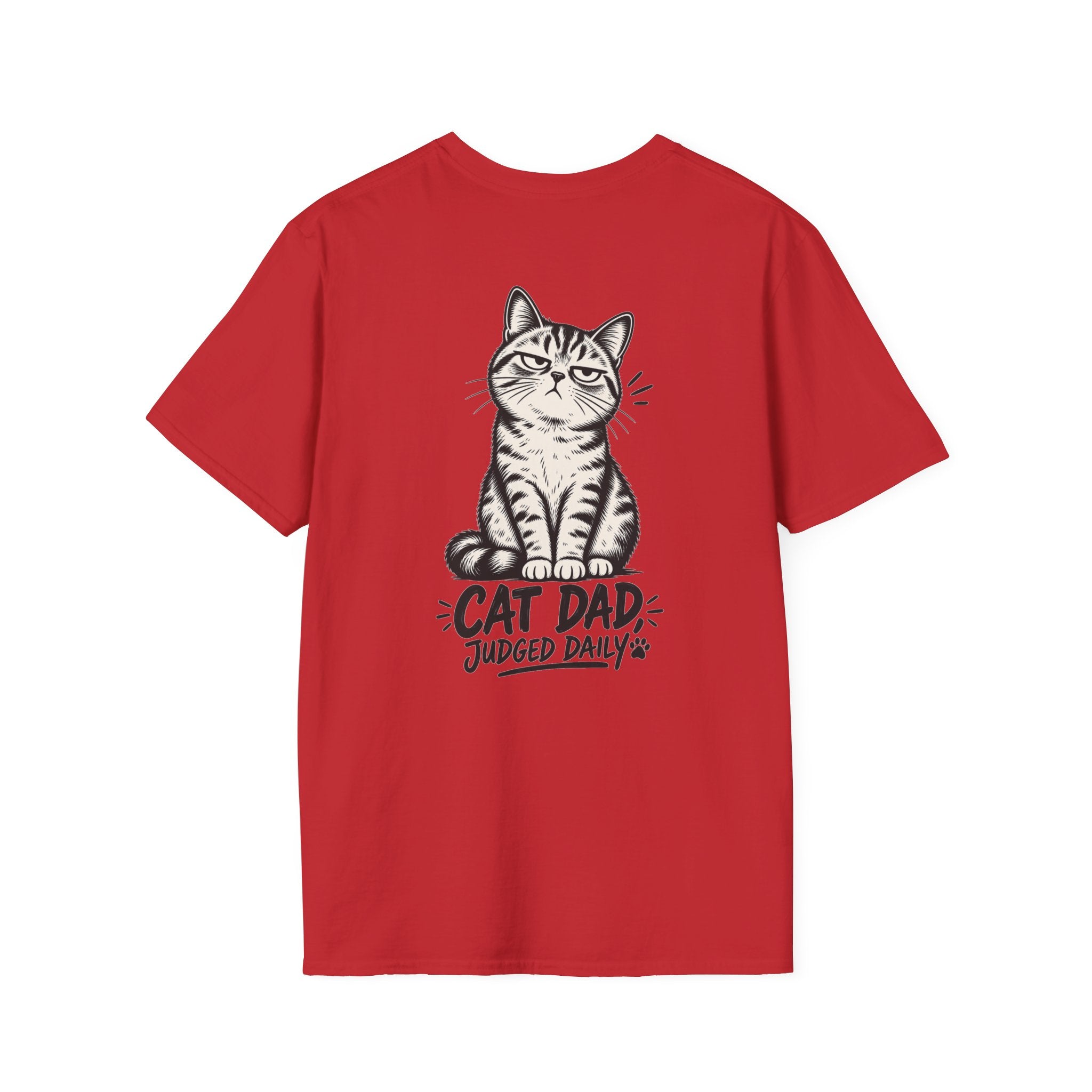 Cat Dad Shirt Judged Daily Funny Cat Lover Graphic Tee Dark Humor Tee Unique Gift Funny Tshirt