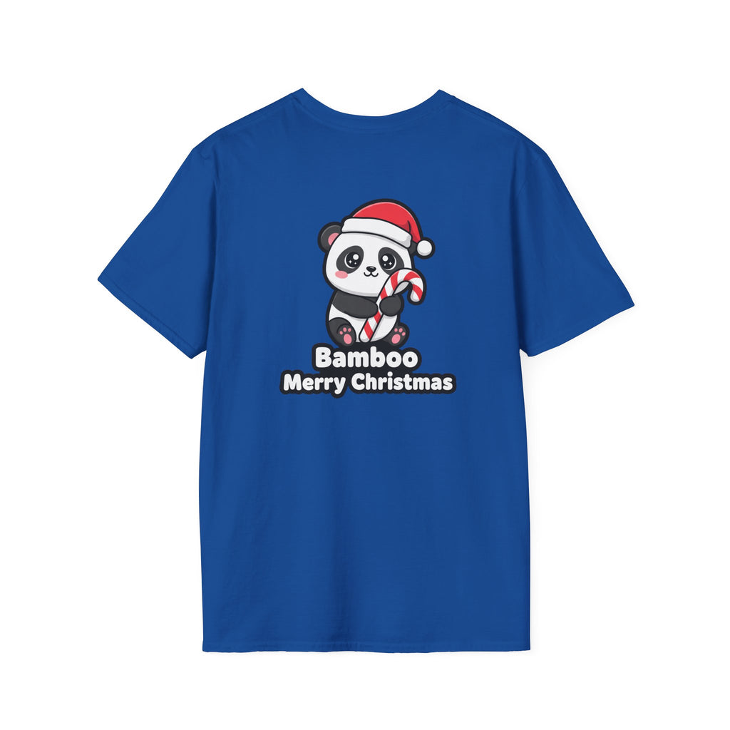 Cute Christmas Shirt Bamboo Merry Christmas Funny Animal Unisex Softstyle Tee Christmas Gift