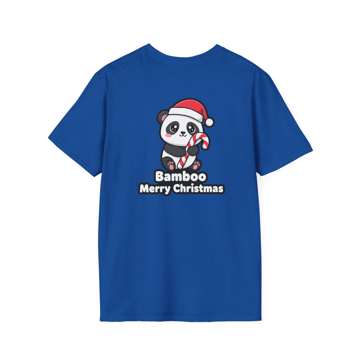 Cute Christmas Shirt Bamboo Merry Christmas Funny Animal Unisex Softstyle Tee Christmas Gift