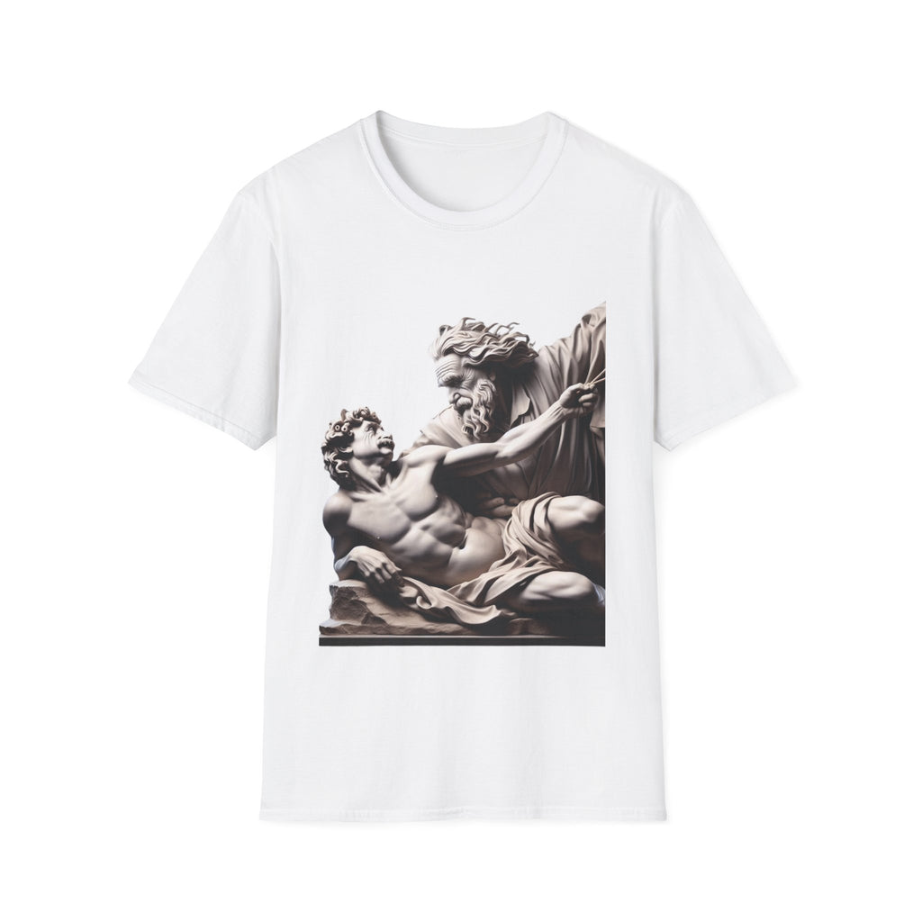 Funny Albert Einstein Unisex Softstyle T-Shirt Unique Gift Cotton T-shirt Art