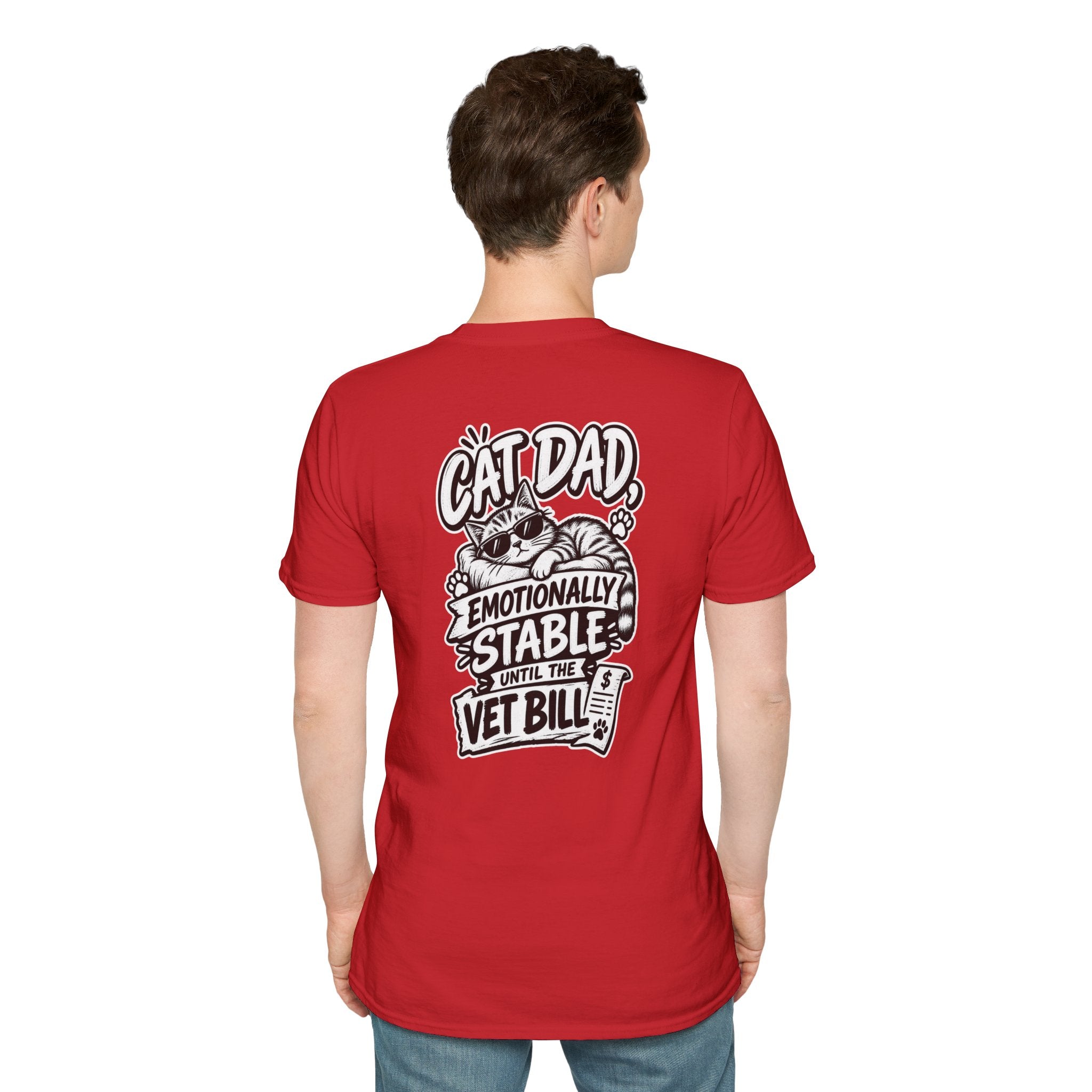 Cat Dad Shirt Pet Lover Tshirt Funny Cat Lover Graphic Tee Dark Humor Tee Unique Gift Funny Tshirt
