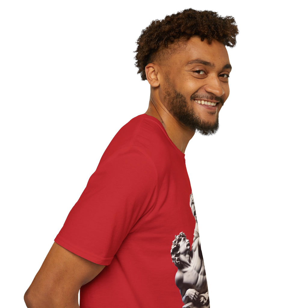 Funny Albert Einstein Unisex Softstyle T-Shirt Unique Gift Cotton T-shirt Art