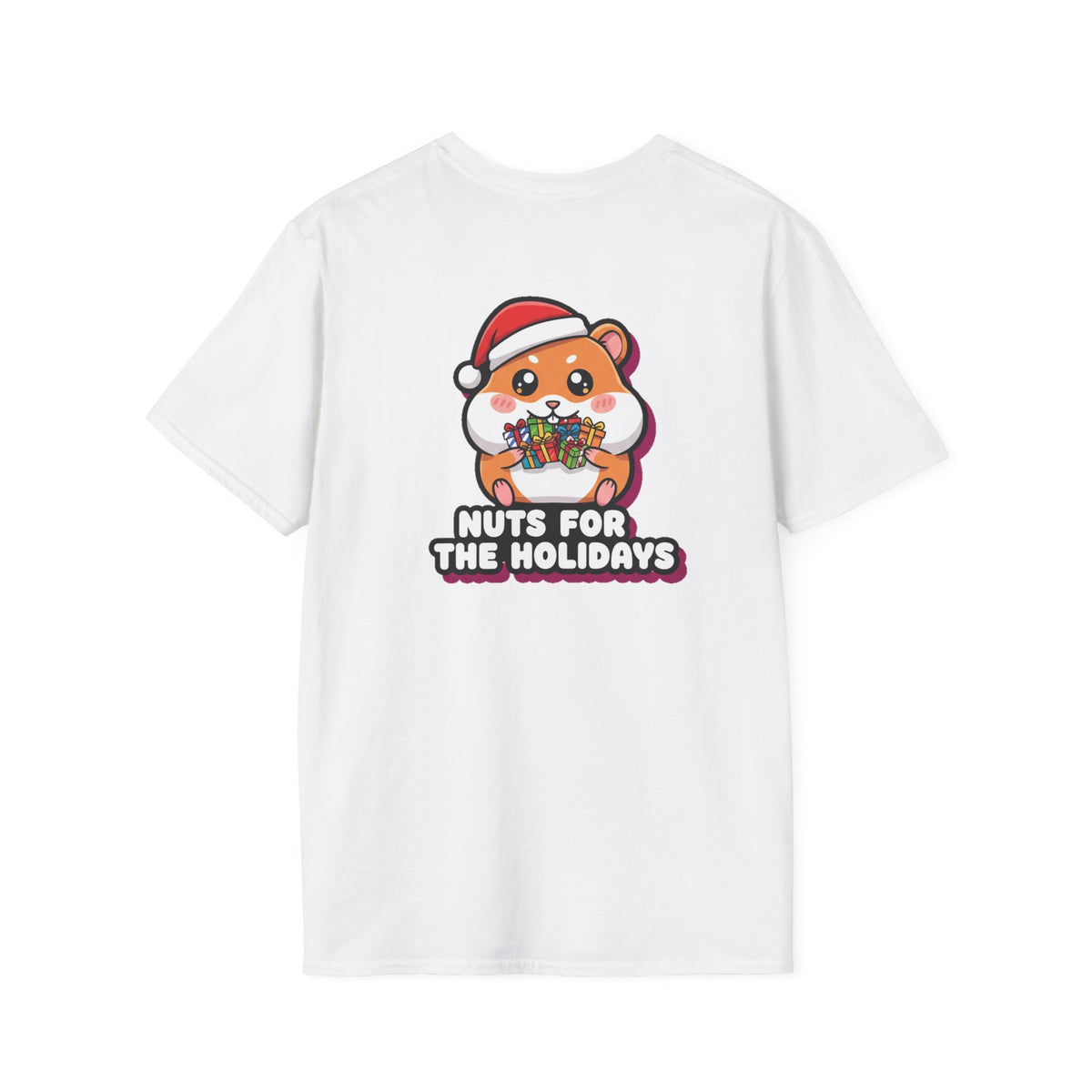 Cute Christmas Shirt Nuts For The Holidays Funny Animal Unisex Softstyle Tee Christmas Gift