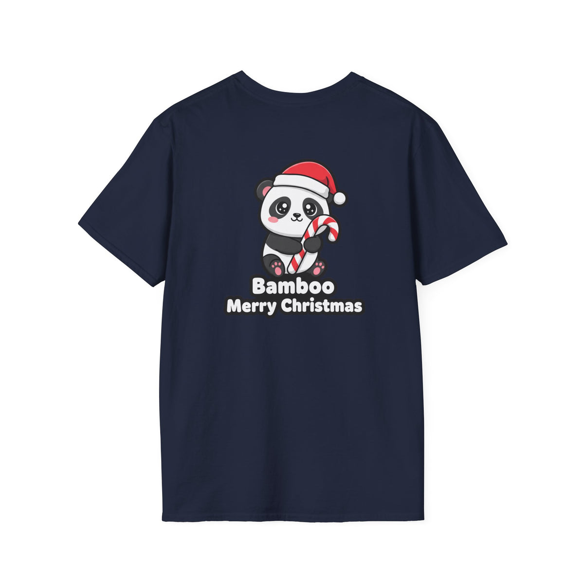 Cute Christmas Shirt Bamboo Merry Christmas Funny Animal Unisex Softstyle Tee Christmas Gift