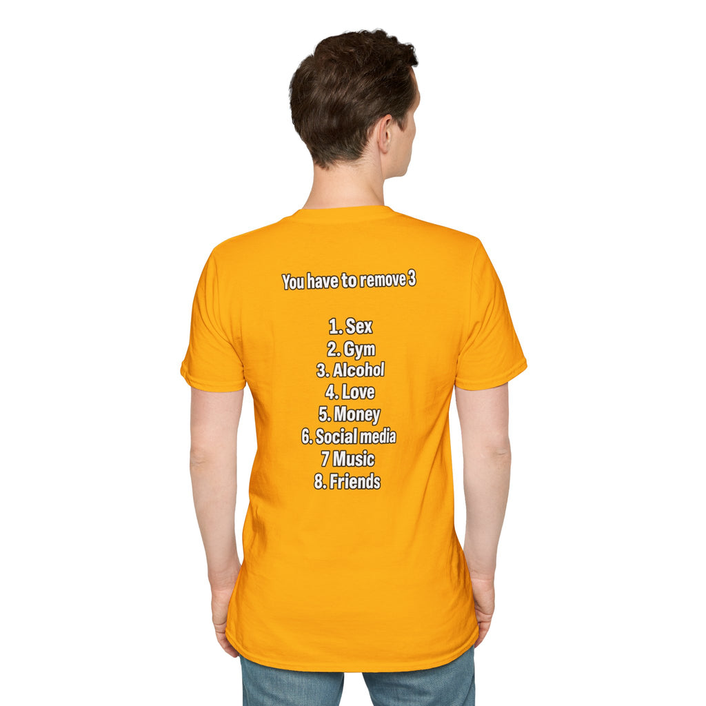 Funny Dark Humor Shirt You have to remove three Funny Office Tee Unique Gift