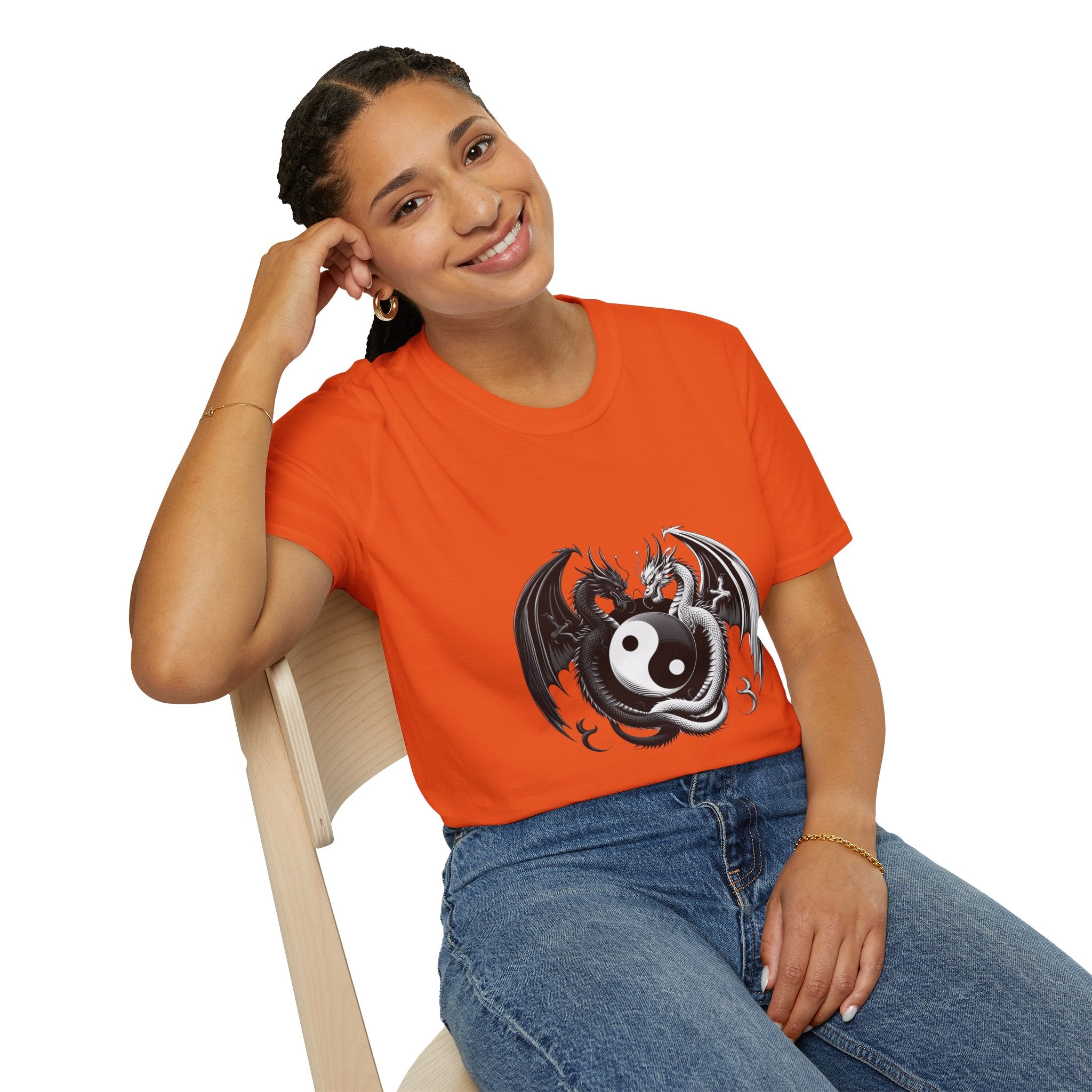Dragon T-shirt Men Women Graphic Tee Clothing Apparel Chinese Dagon Symbol Gift