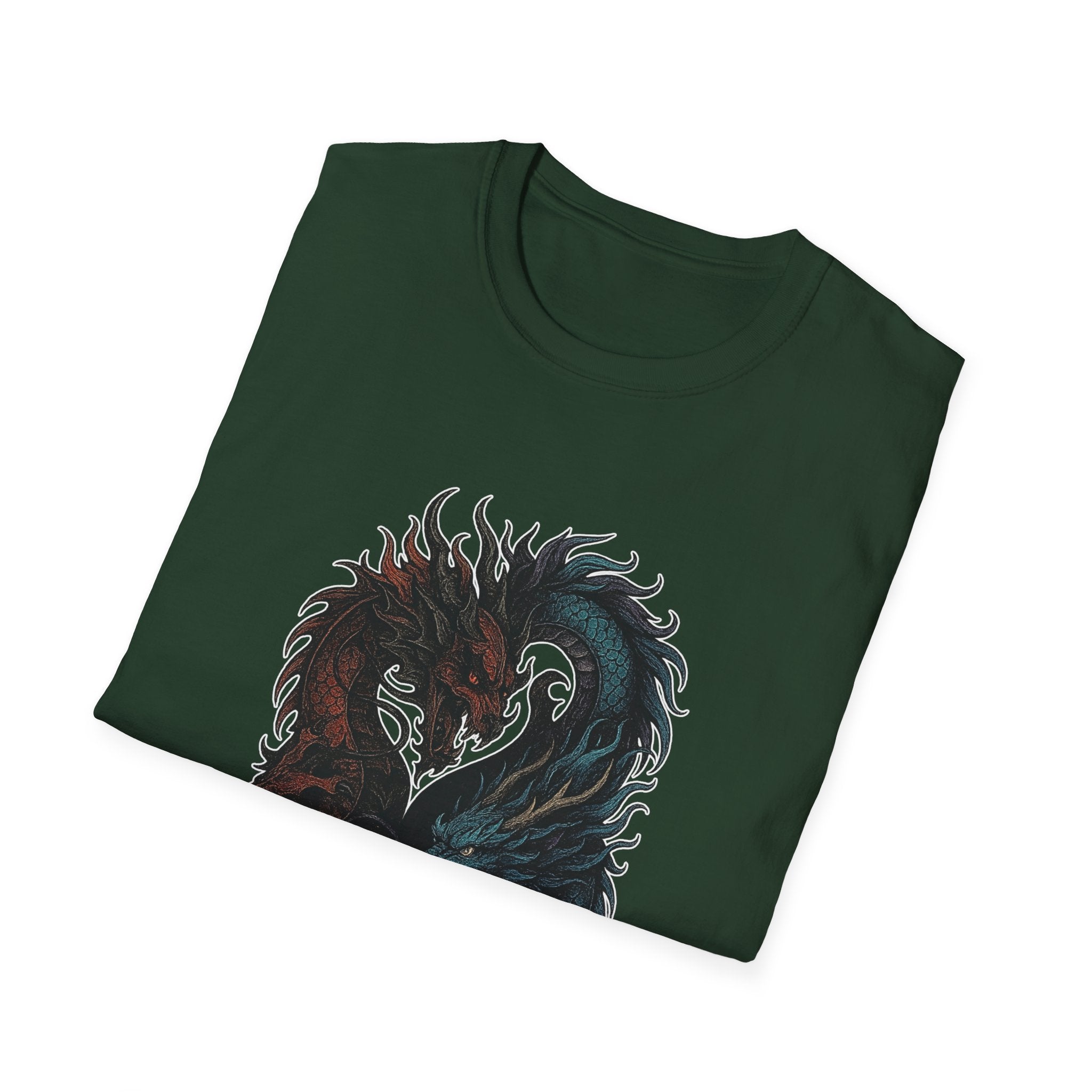 Dragon T-shirt Men Women Graphic Tee Clothing Apparel Chinese Dagon Symbol Gift