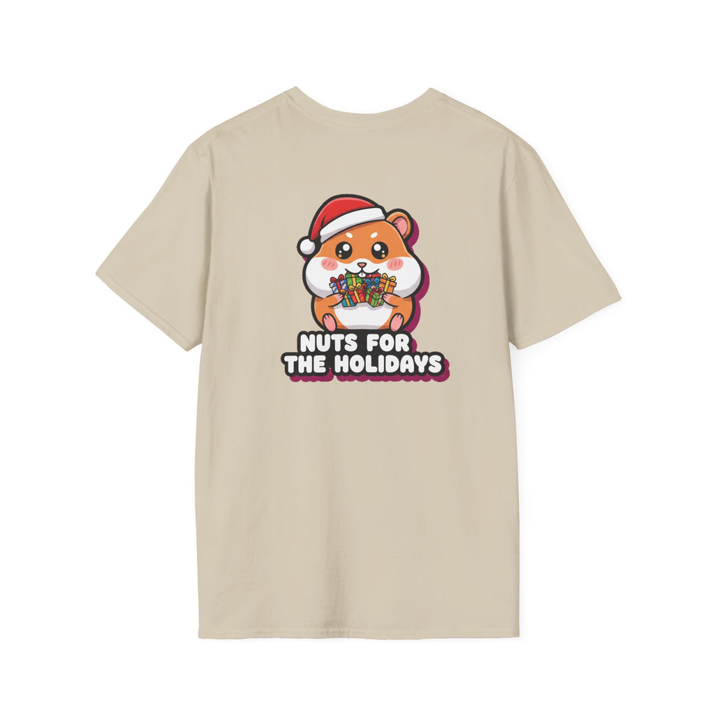 Cute Christmas Shirt Nuts For The Holidays Funny Animal Unisex Softstyle Tee Christmas Gift