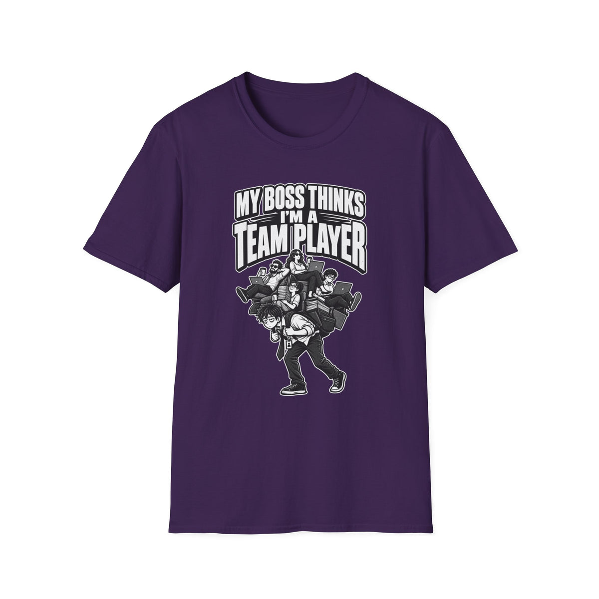 Funny Dark Humor Tshirt — Funny Office Tshirt Dark Humor Graphic Tee Unique Coworker Gift TEAM PLAYER Shirt