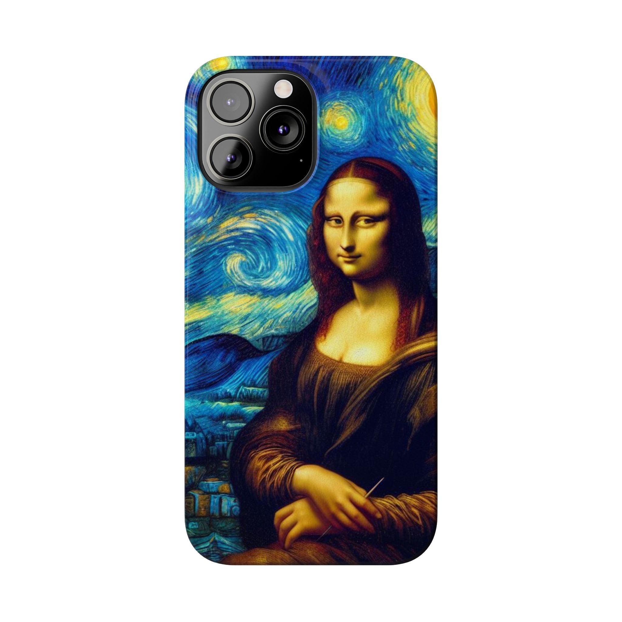 Funny Mona Lisa Phone Cases Van Gogh Starry Night Case Unique Gift iPhone 17 New