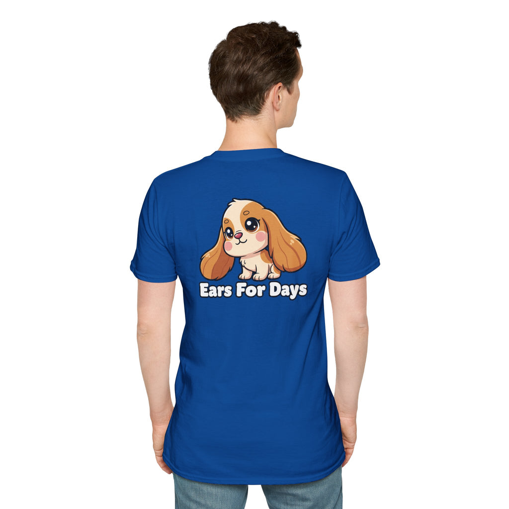Cute Cocker Spaniel Shirt Ears For Days Funny Dog Lover Unisex Softstyle Tee Gift