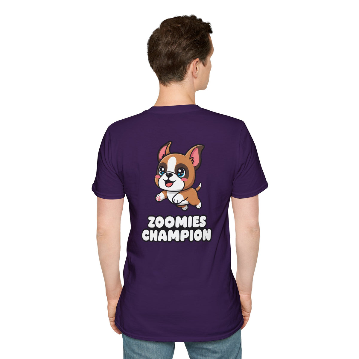 Cute Boxer Shirt Zoomies Champion Funny Dog Lover Unisex Softstyle Tee Gift