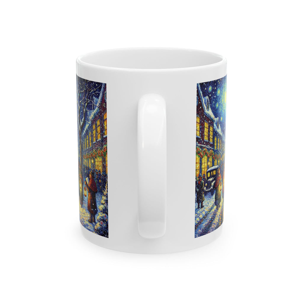 Christmas Van Gogh Tea Cup Funny Ceramic Coffee Mug Unique Xmas Gift 2027 11oz