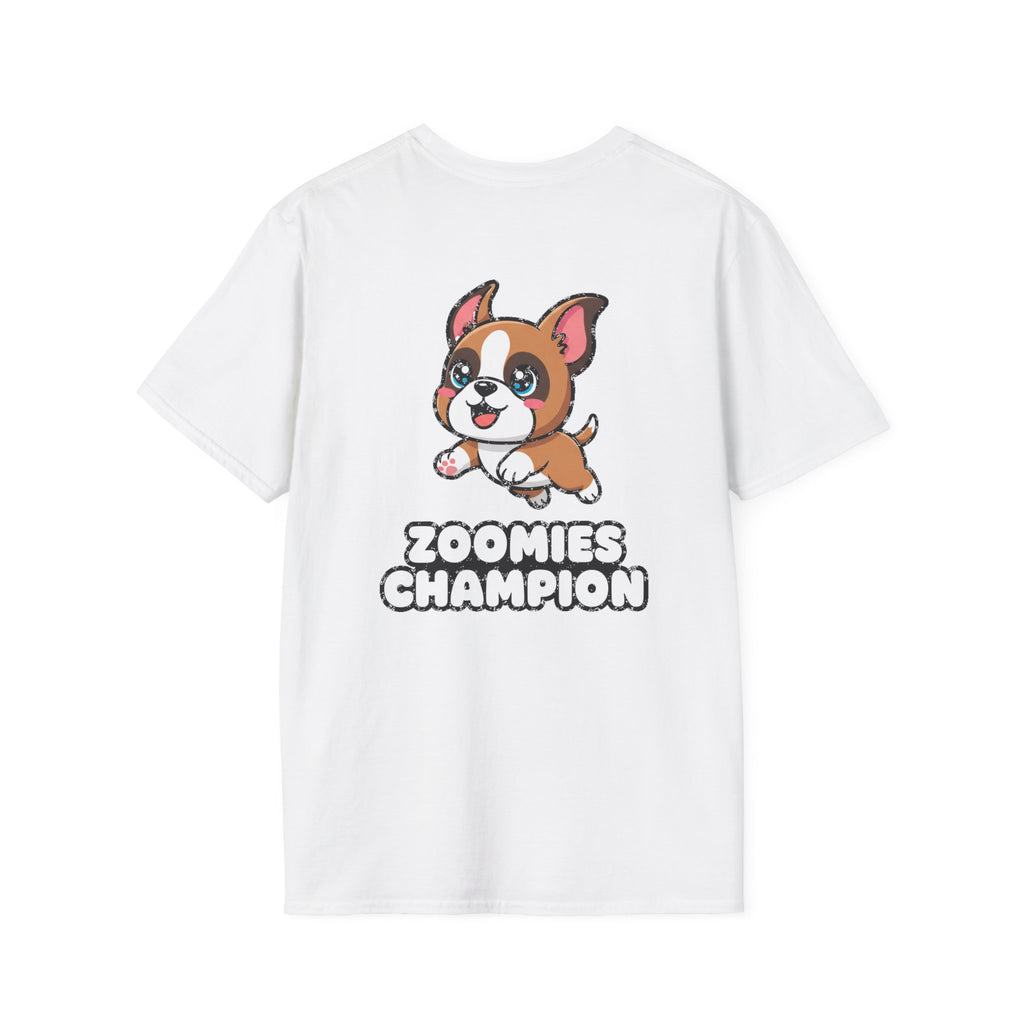 Cute Boxer Shirt Zoomies Champion Funny Dog Lover Unisex Softstyle Tee Gift