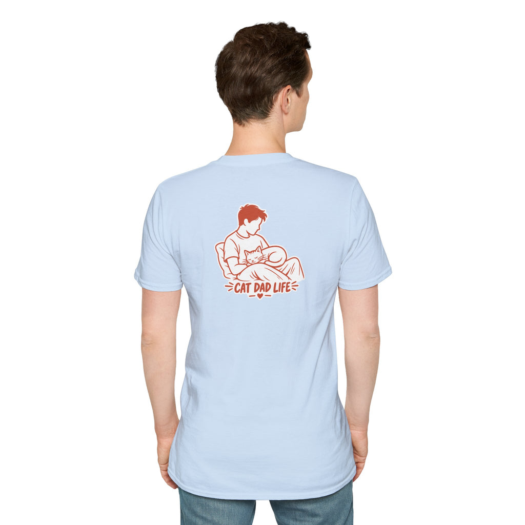 Cat Dad Shirt Pet Lover Tshirt Funny Cat Lover Graphic Tee Dark Humor Tee Unique Gift Funny Tshirt