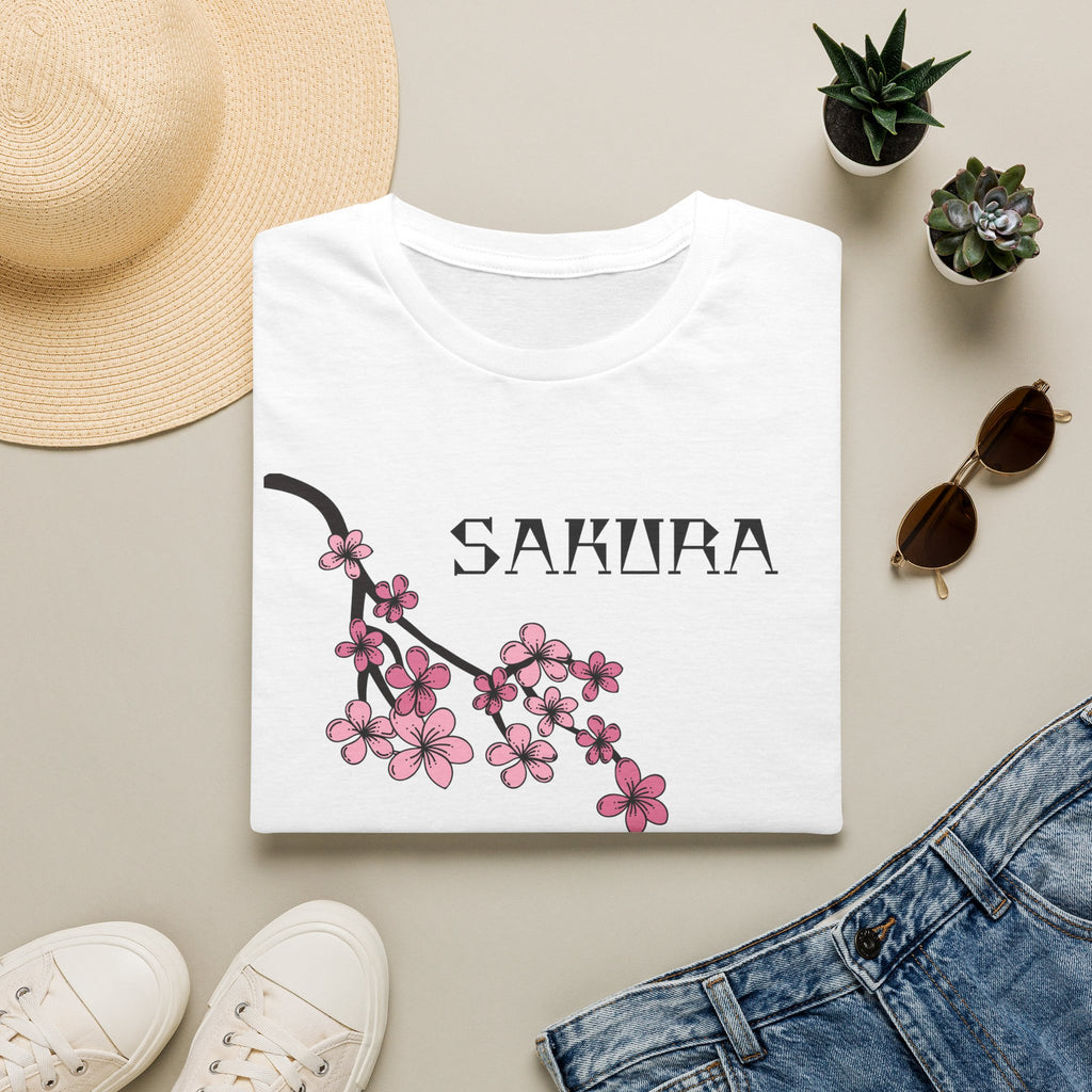 Sakura T-Shirt Japanese Art Shirt Unisex Softstyle Cherry Blossom Flower T-shirt