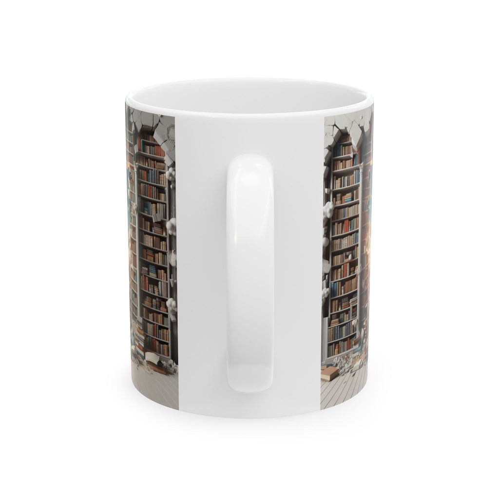 3D Bookshelf Mug-Library Book Shelf Mugs Book Lover Ceramic Mug Shelf Cup Gifts 2026