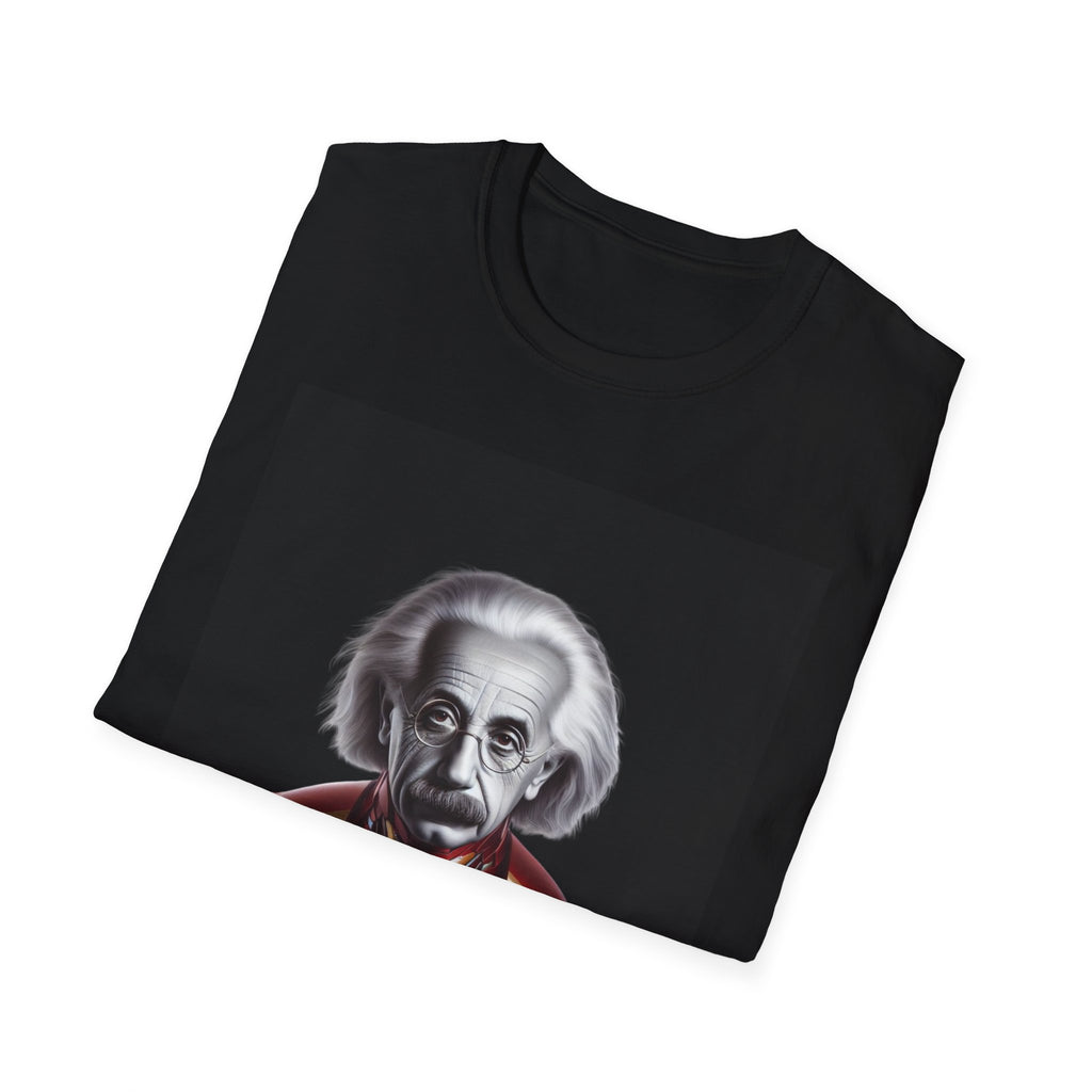Funny Einstein Unisex Soft-style T-shirt Iron Man Albert Unique Gift Kids Art