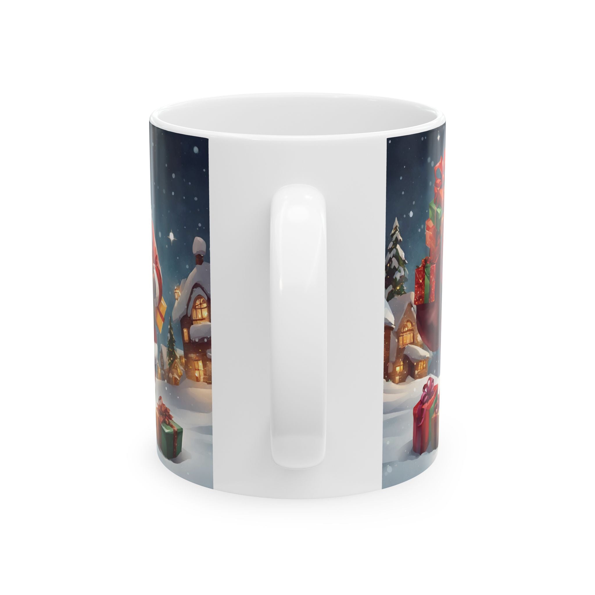 Christmas Mug Funny Santa Claus Mug Unique Cute Ceramic Coffee Cup Gift Kids Tea