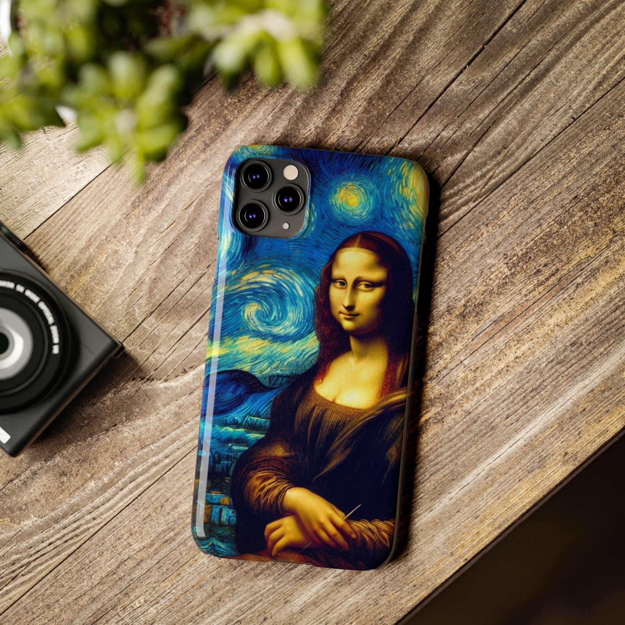 Funny Mona Lisa Phone Cases Van Gogh Starry Night Case Unique Gift iPhone 17 New