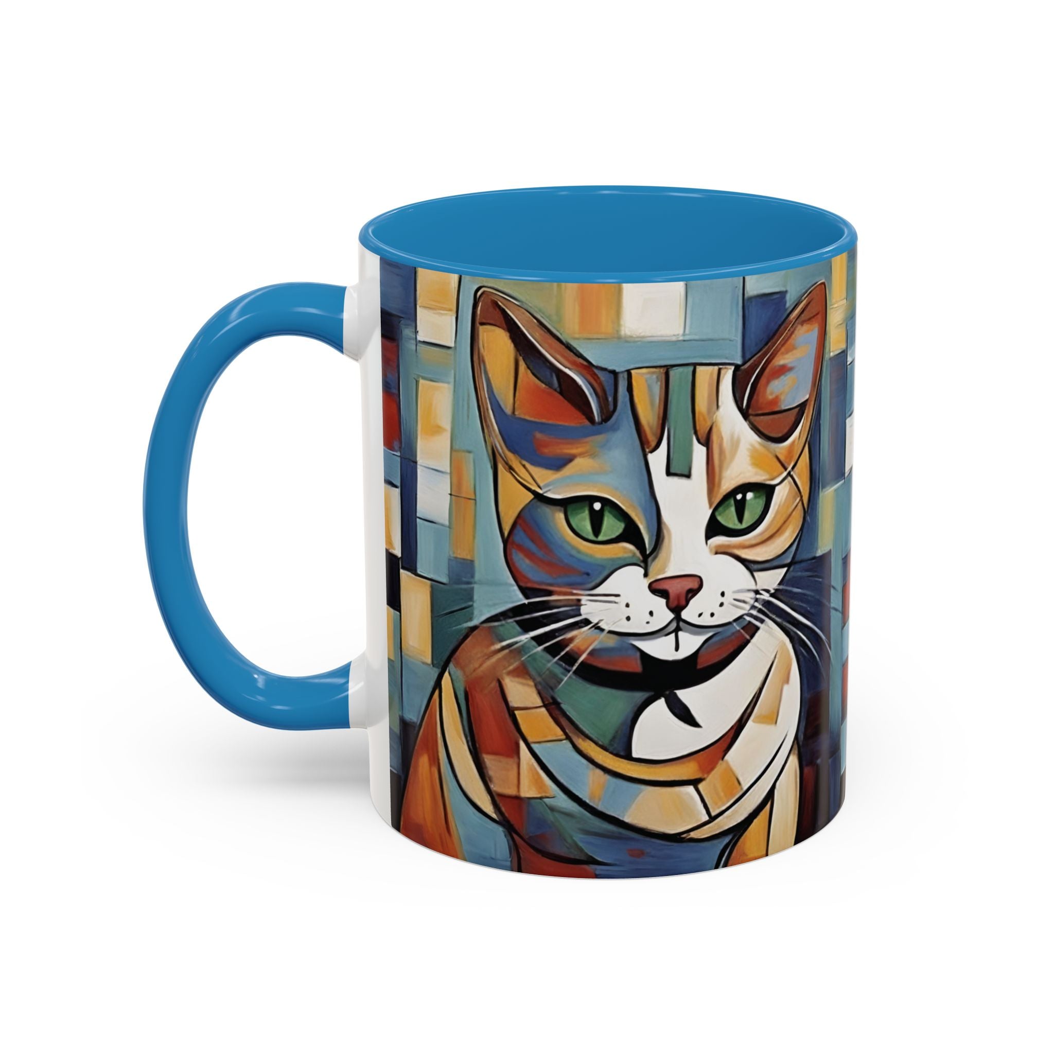 Cat For Mom Lover Picasso Art Funny Coffee Tea Ceramic Mug Office Work Cup Gift