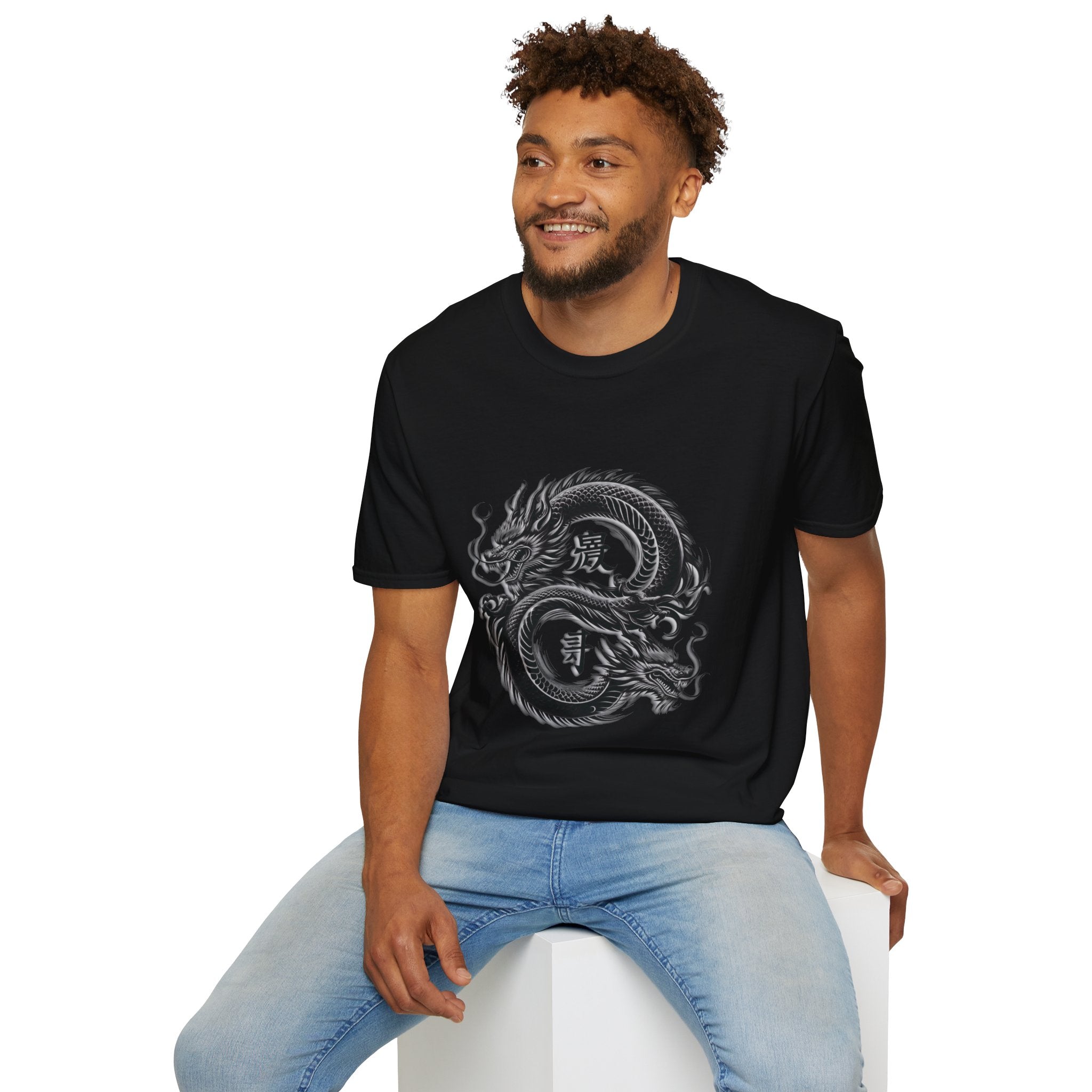Dragon T-shirt Men Women Graphic Tee Clothing Apparel Chinese Dagon Symbol Gift
