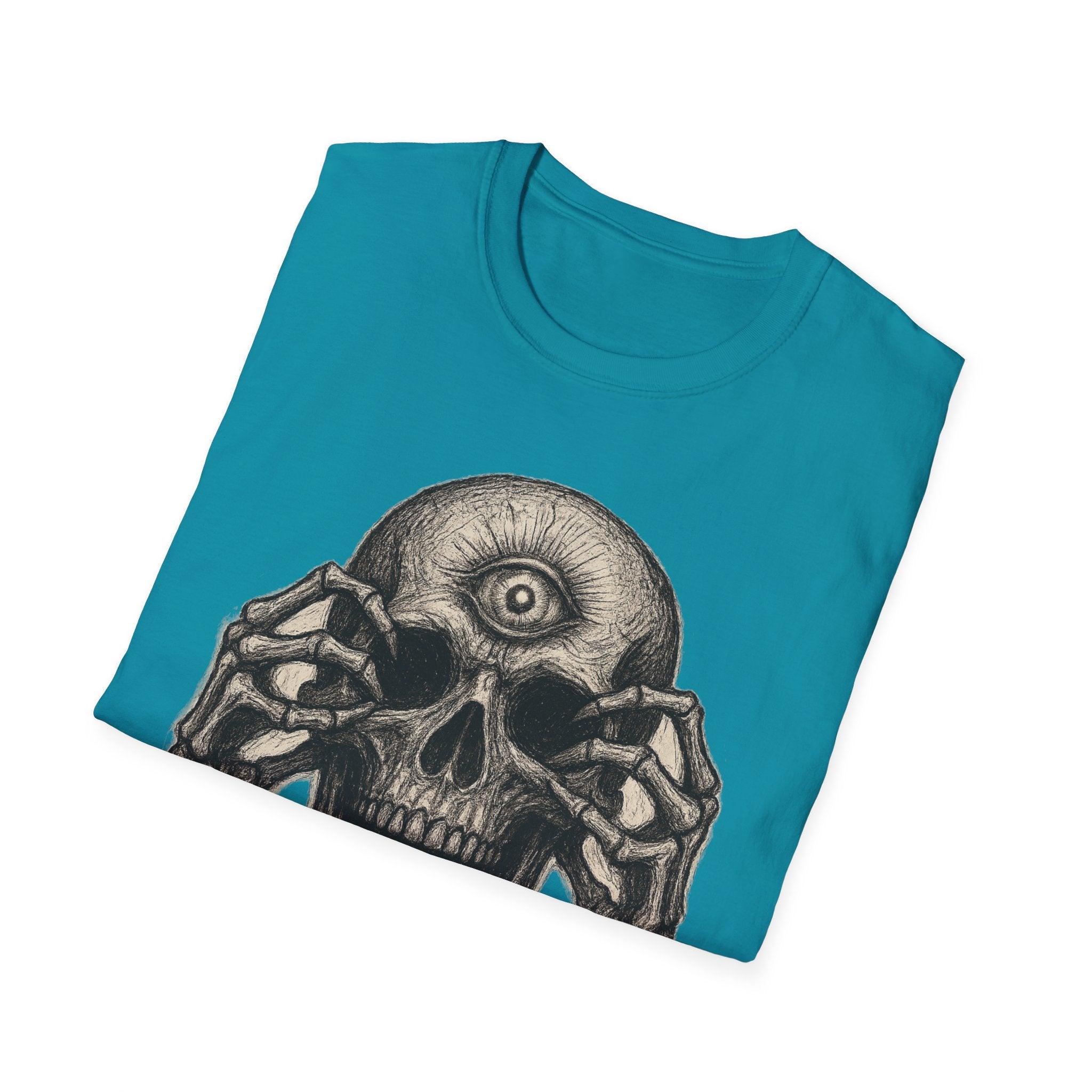 Mens Skull T-shirt Graphic Tees Skeleton Apparel Clothing Skulls Accessories Best Gift