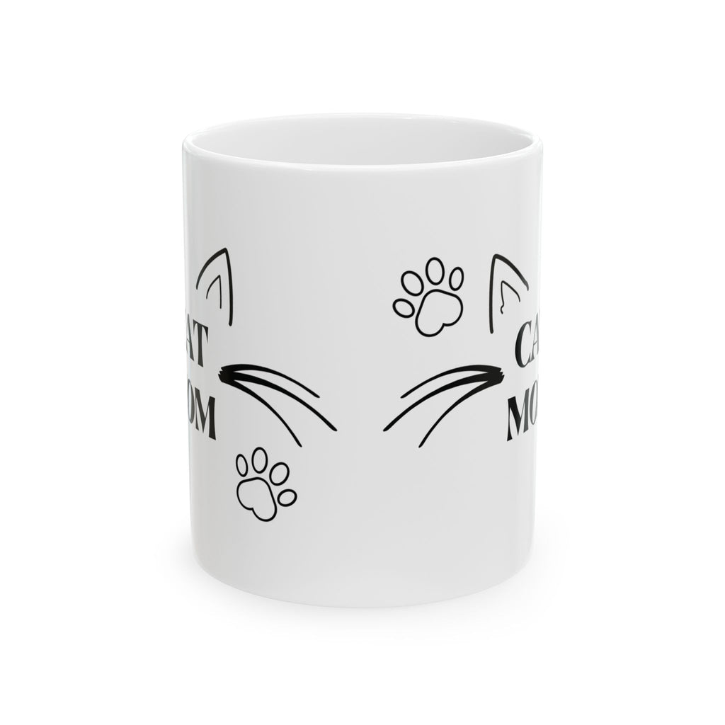 Cat Mama Mug Mom Mug Novelty Coffee Mugs Birthday Cat Lover Gifts Women Ceramic