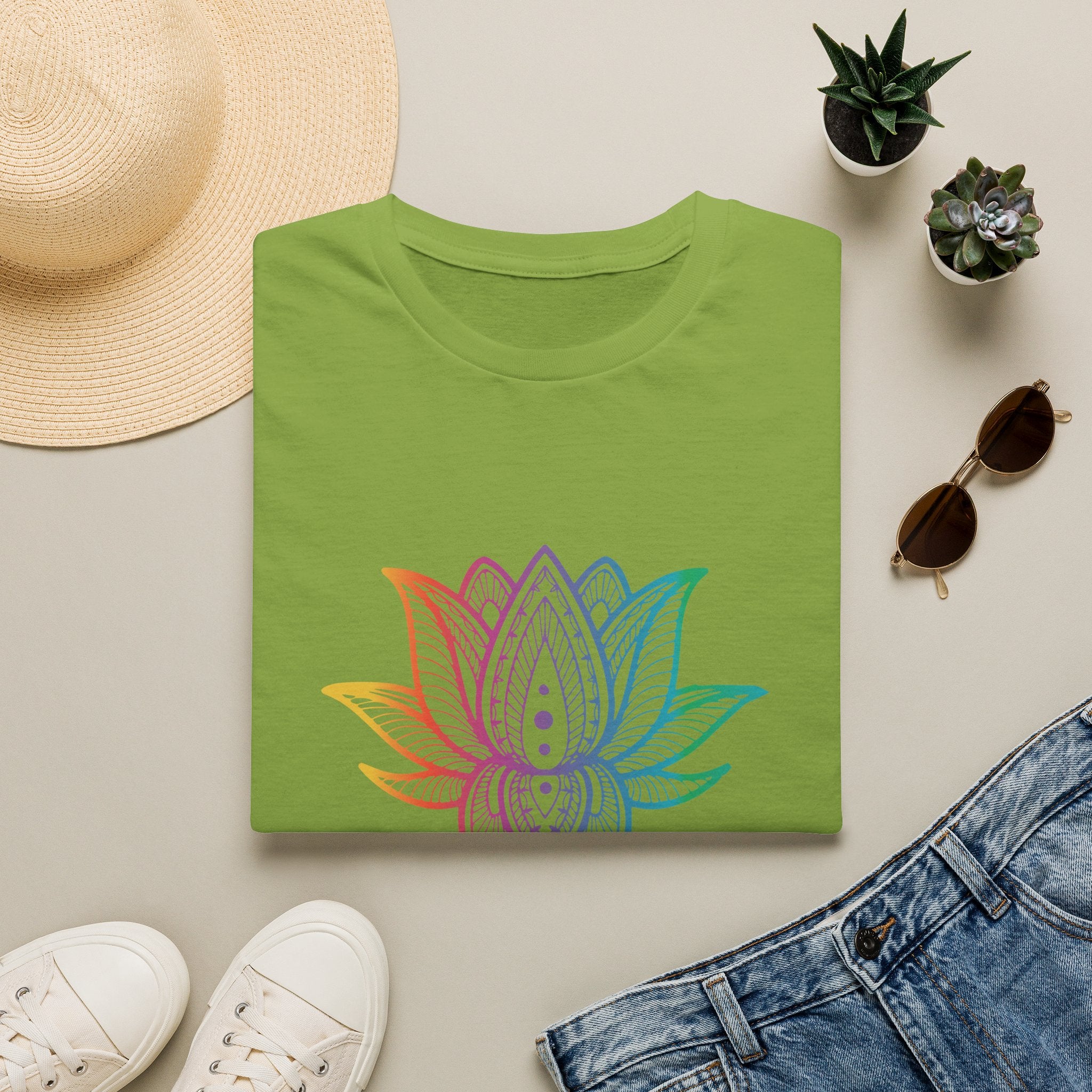 Hasu Japanese Art Shirt Unisex Softstyle Lotus Flower T-shirt Japan Flower Gift