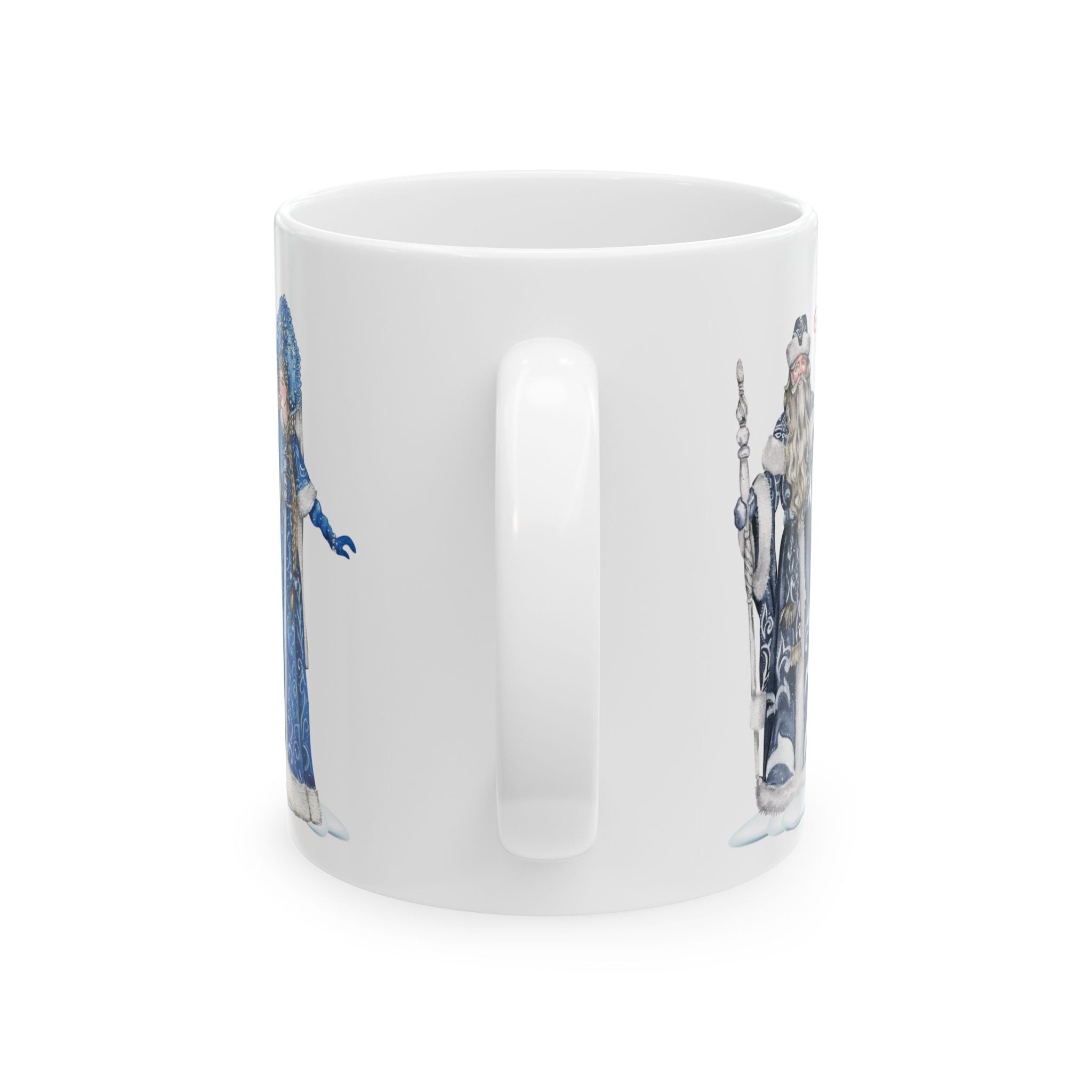 Christmas Mug Funny Santa Claus Mug SnowMaiden Russian Cute Coffee Cup Gift 2027 Best Gift for New Year 11oz