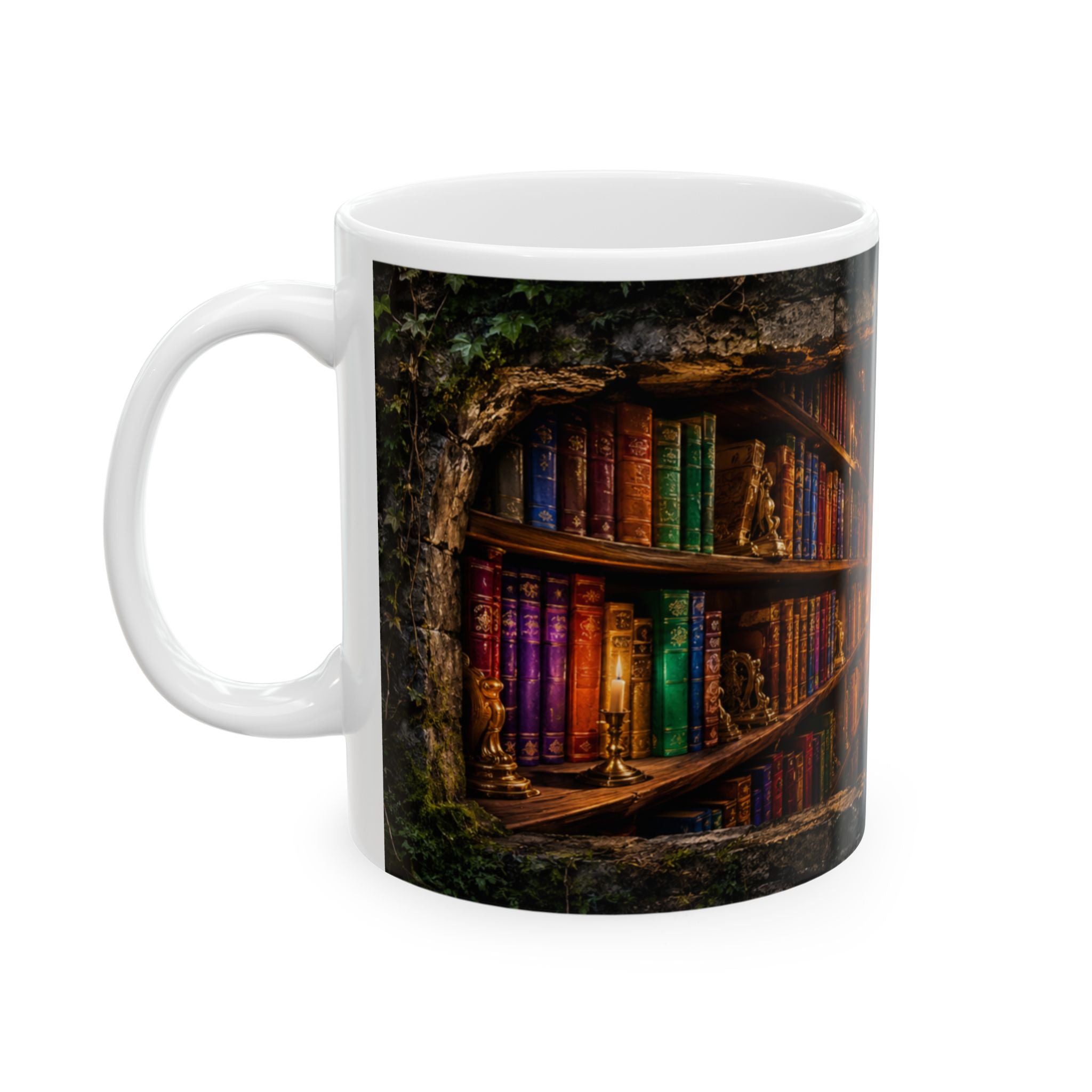 3D Library Bookshelf Mug Ceramic Mug Book Lovers Coffee Mug Gifts Funny Mug Cup