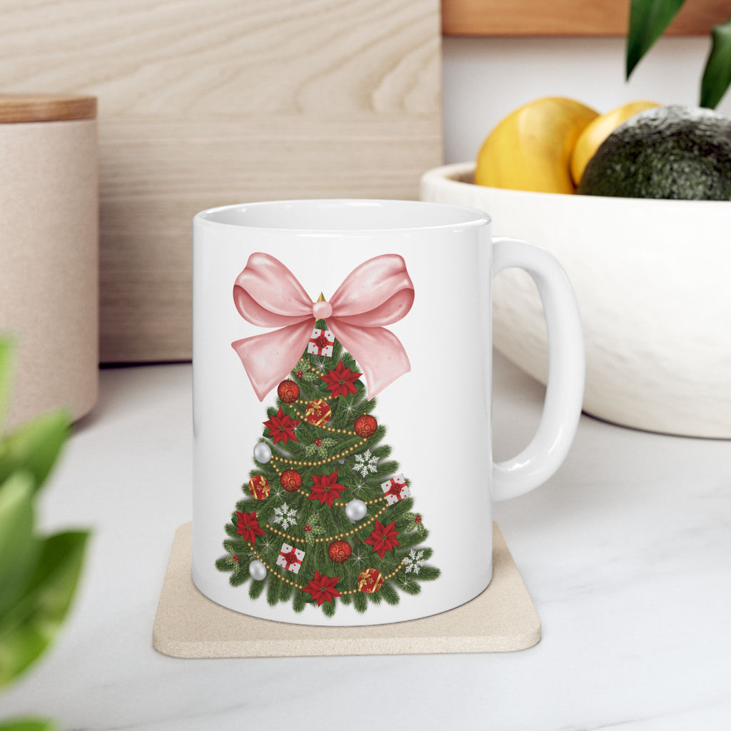 Pink Christmas Mug Christmas Tree Mug Cute Christmas Coffee Cup Funny Cute Gift 2026