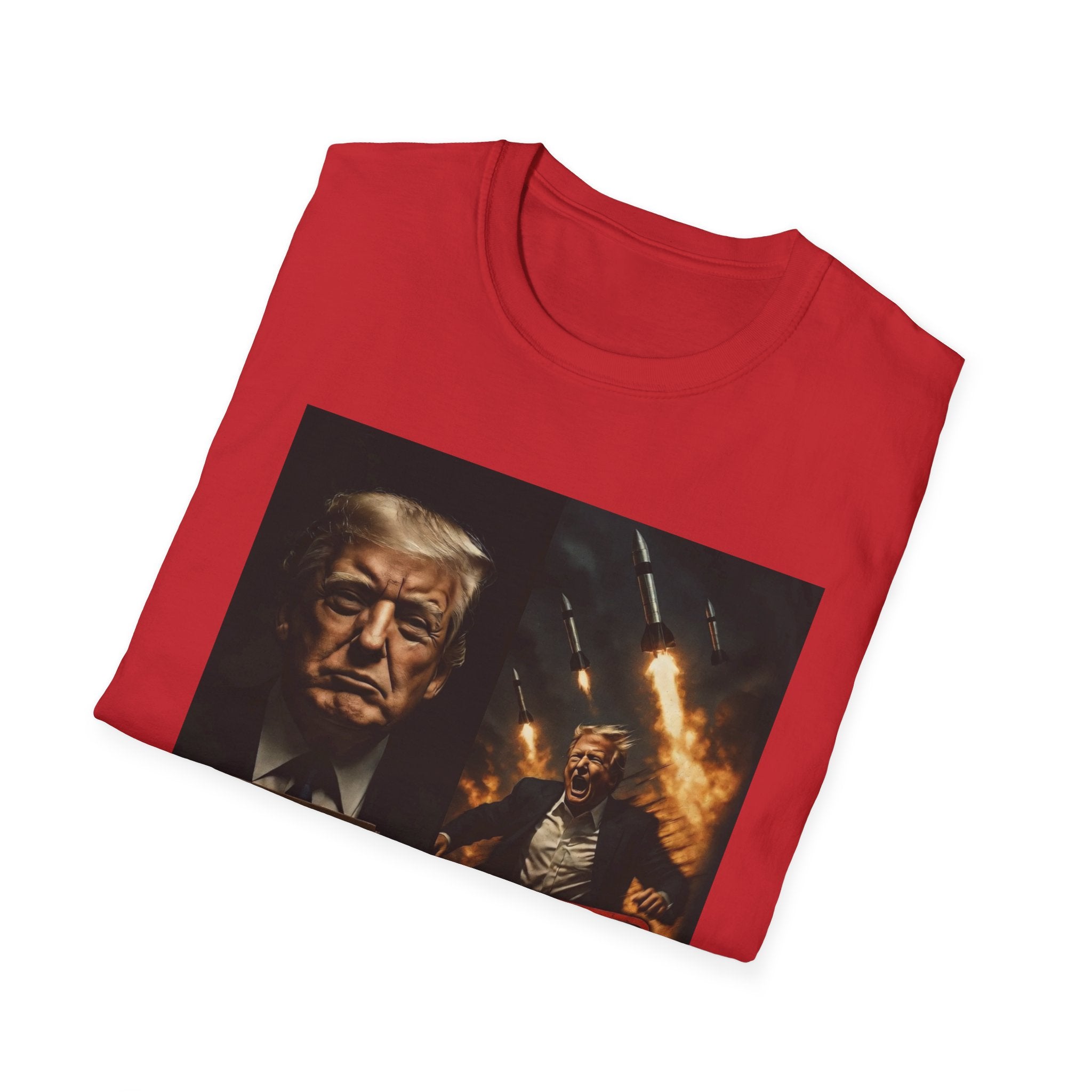 Funny Trump-Epstein T-Shirt Conspiracy Theory Unique Unisex Softstyle Tshirt