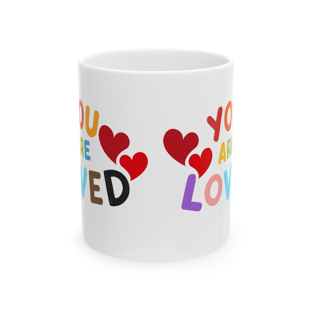 You're Loved Birthday Wedding Anniversary Special Gift Wife Husband Friend Mug