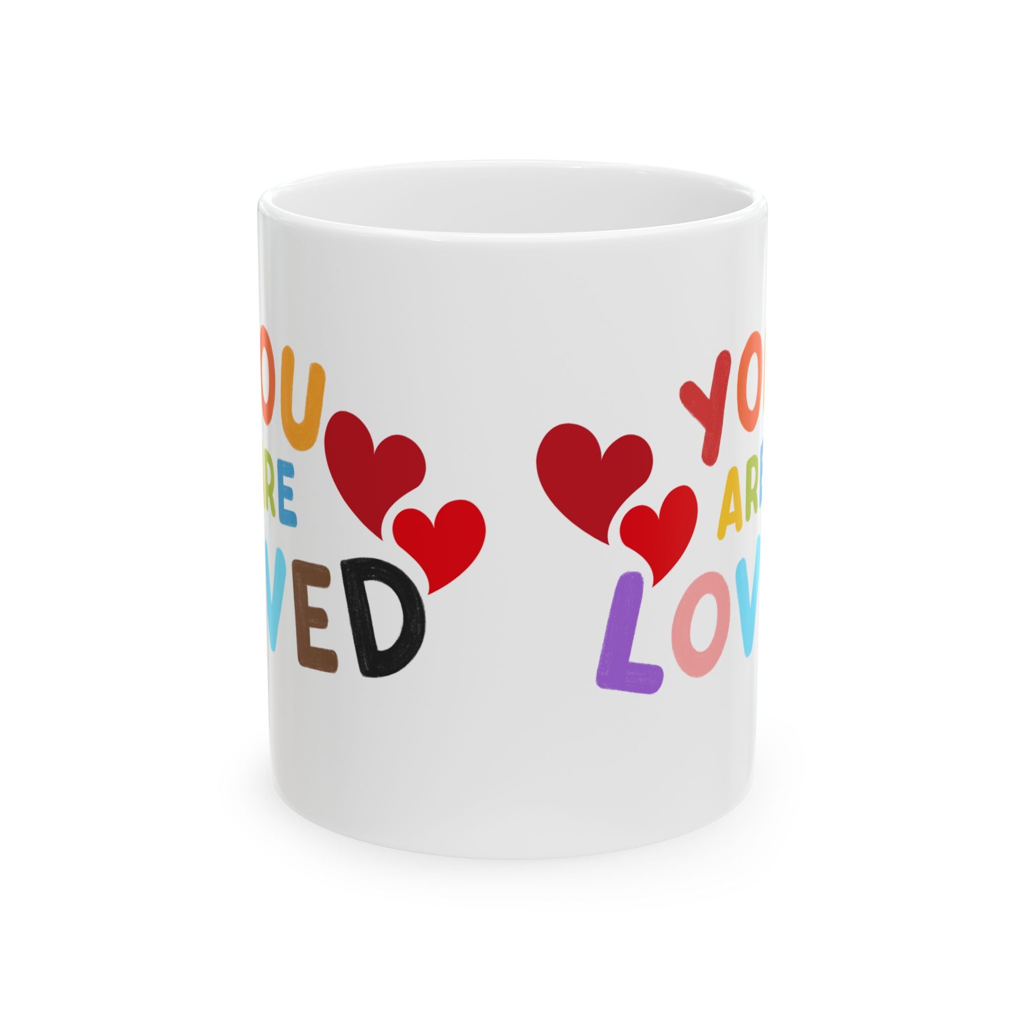 You're Loved Birthday Wedding Anniversary Special Gift Wife Husband Friend Mug