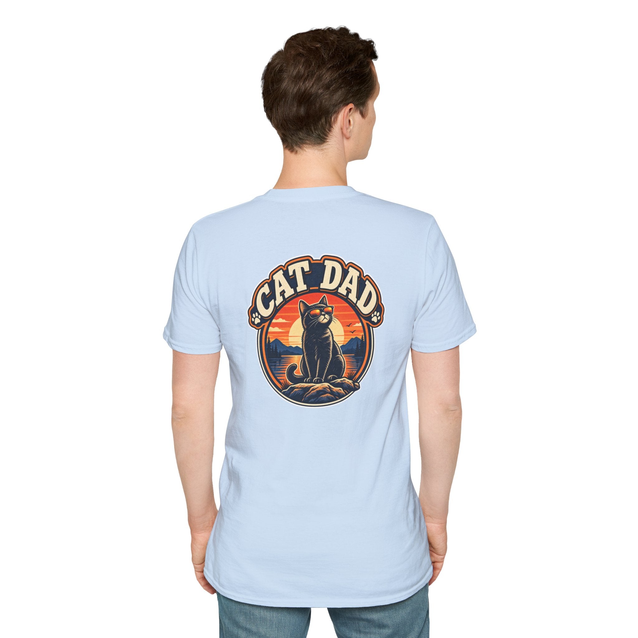 Cat Dad Shirt Pet Lover Tshirt Funny Cat Lover Graphic Tee Dark Humor Tee Unique Gift Funny Tshirt