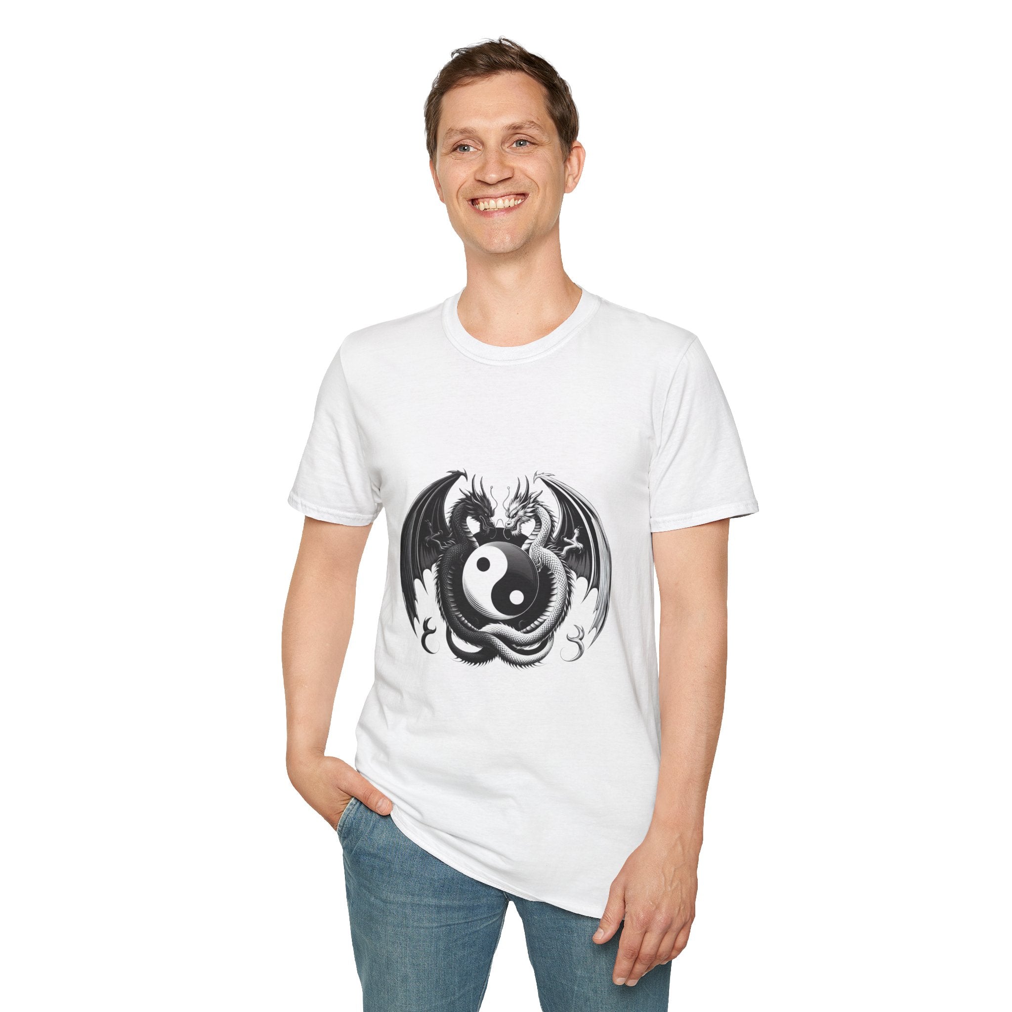 Dragon T-shirt Men Women Graphic Tee Clothing Apparel Chinese Dagon Symbol Gift