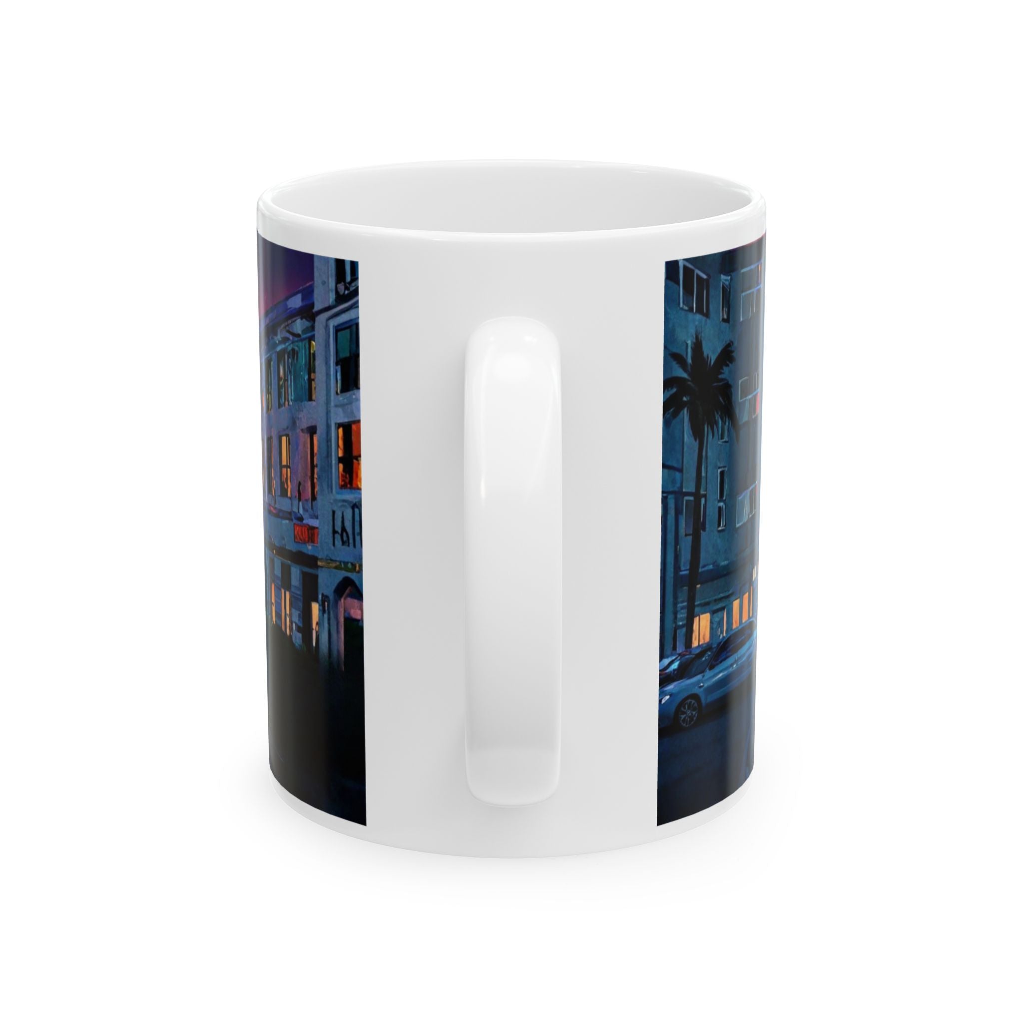 Funny Donald Trump Kim Putin in Miami Unique Ceramic Coffee Cup Tea Mug Gift
