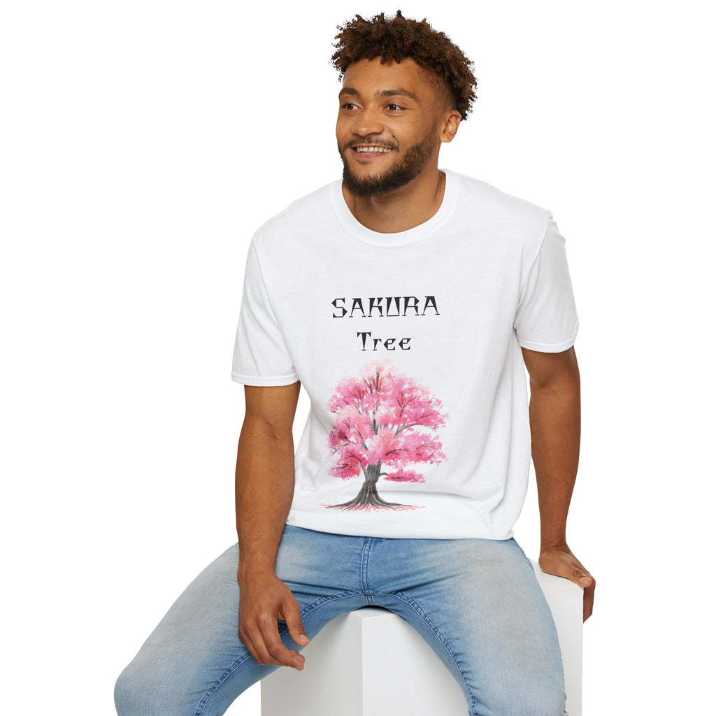 Sakura T-Shirt Japanese Art Shirt Unisex Softstyle Cherry Blossom Flower T-shirt