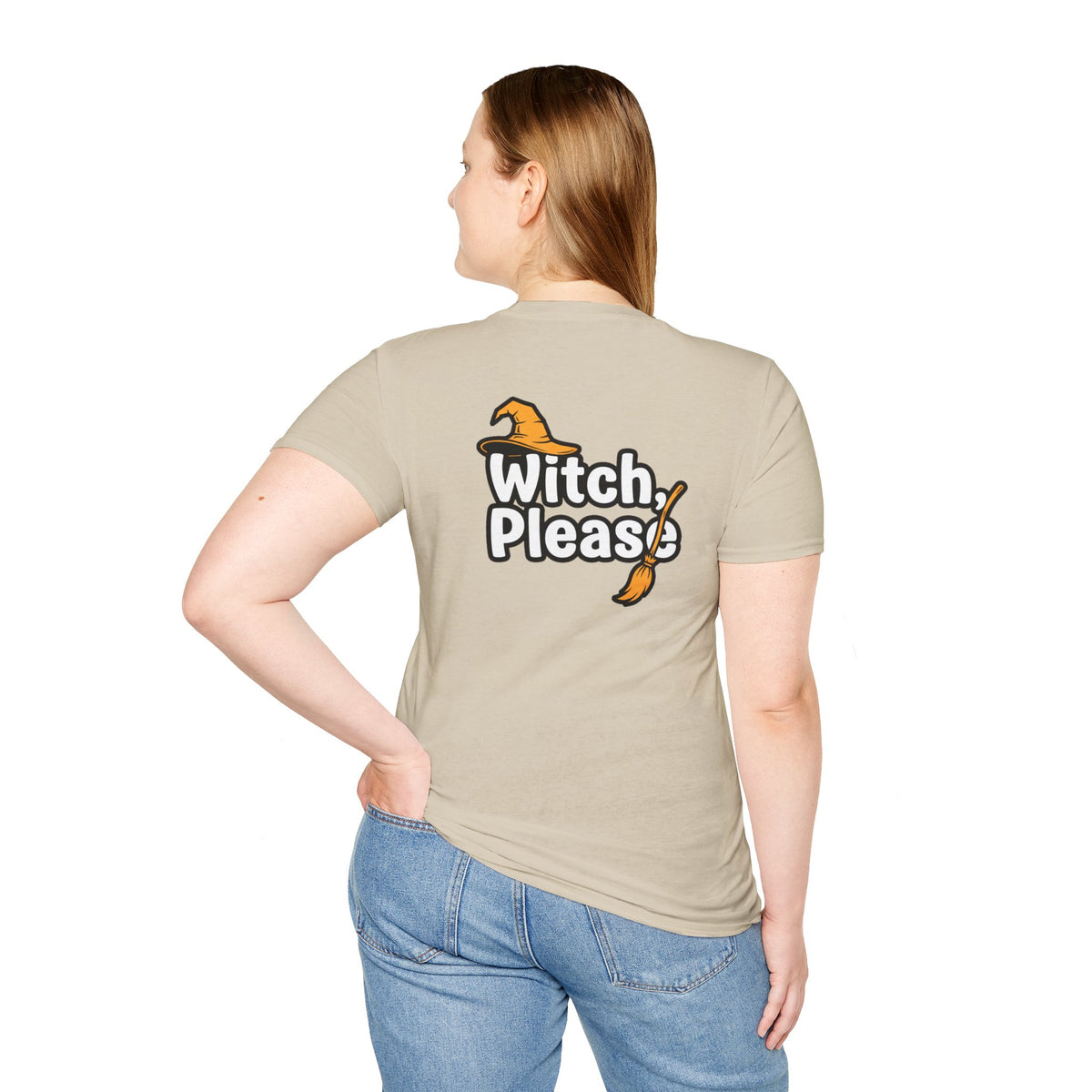 Dark Humor Halloween Shirt Witch Please Funny Sarcastic Witchy Unisex Softstyle Tee Adult Halloween Gift