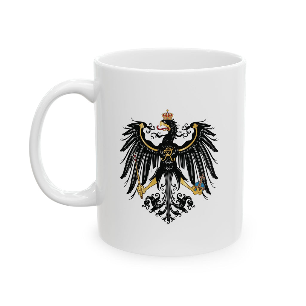 Prussian Eagle Ceramic Coffee Tea Mug German Empire Kaiser GOTT Cup Unique Gift