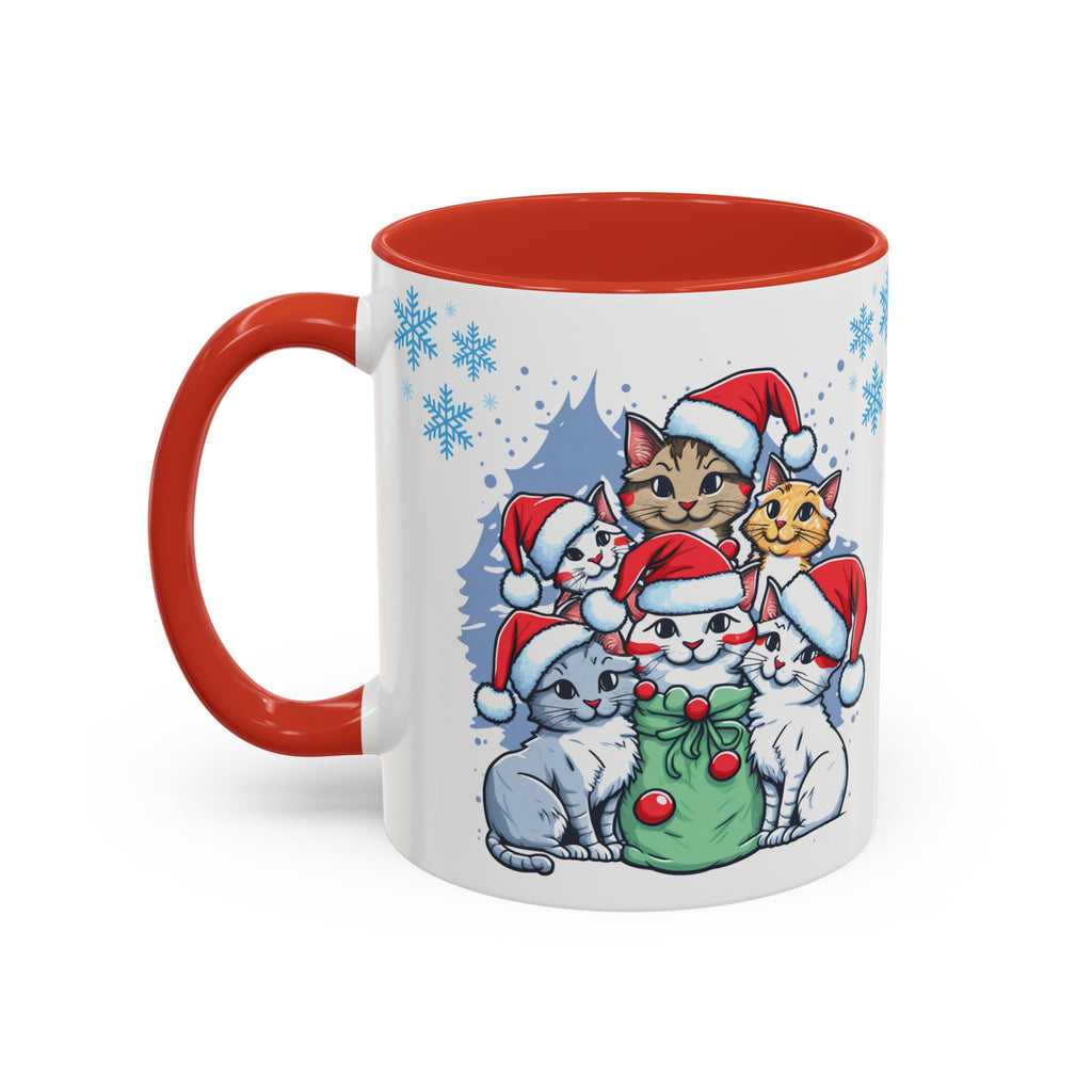 Christmas Ceramic Mug Cat Best Gift Holiday Festive Cup Christmas Gift Cute Kids